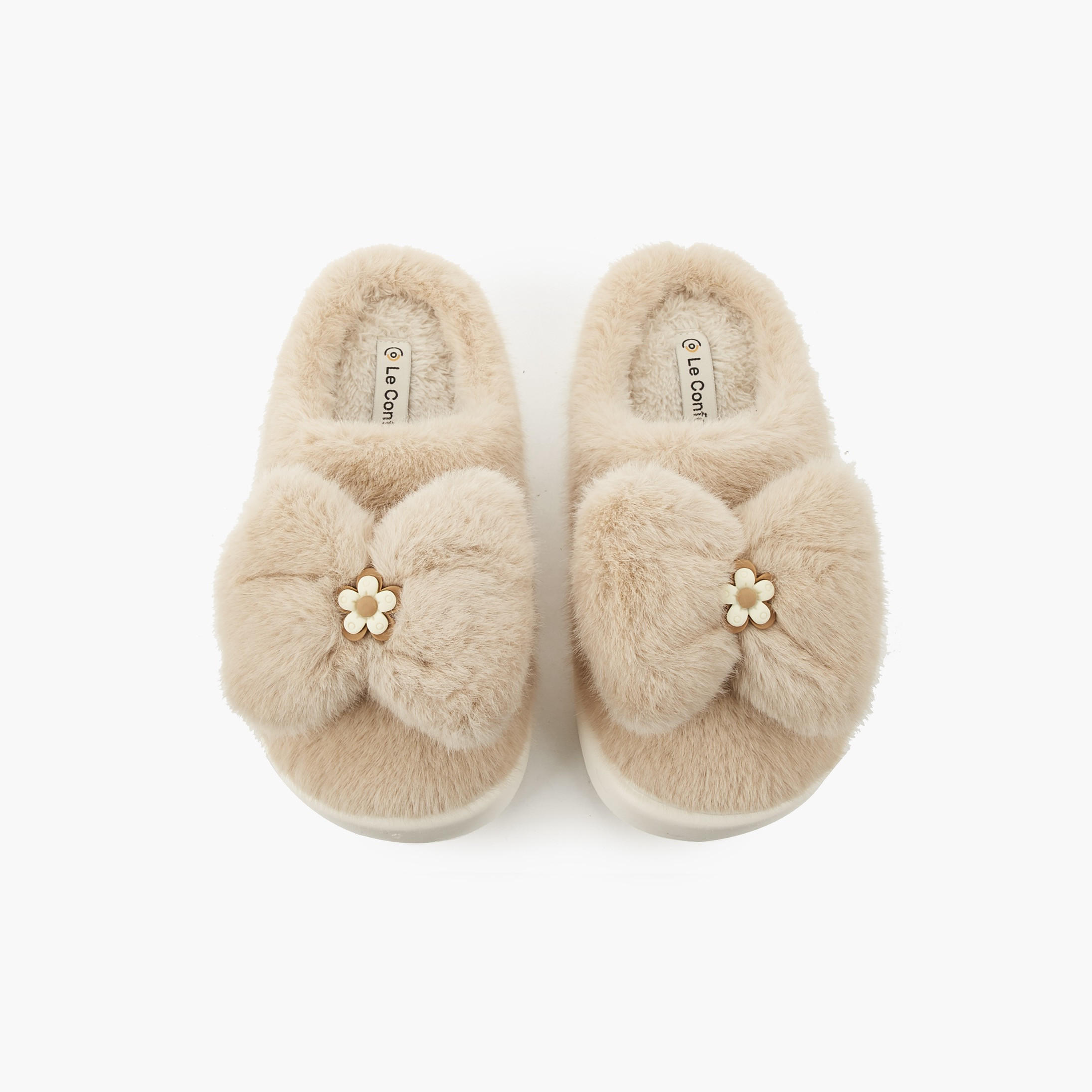 Le Confort Women Floral Accent Bedroom Slides-women-shoes-bedroomslippers-image-1