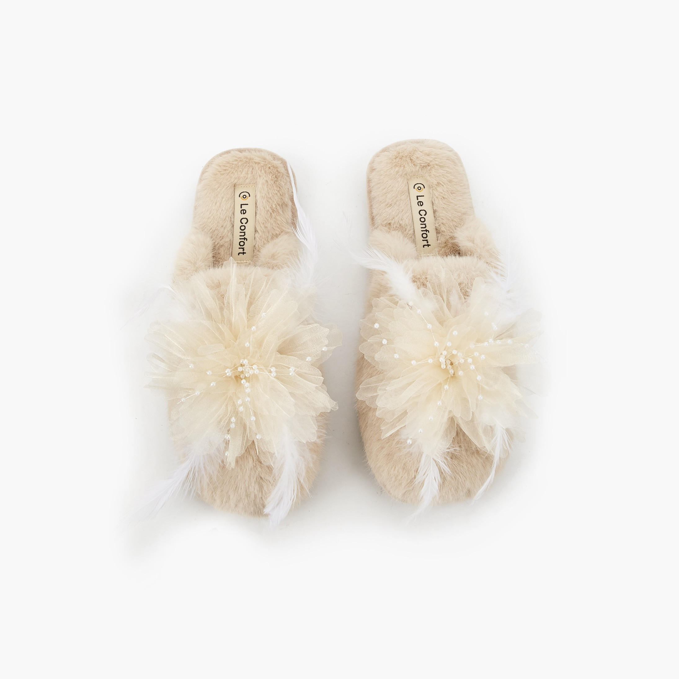 Le Confort Women Floral Accent Bedroom Slides-women-shoes-bedroomslippers-image-1
