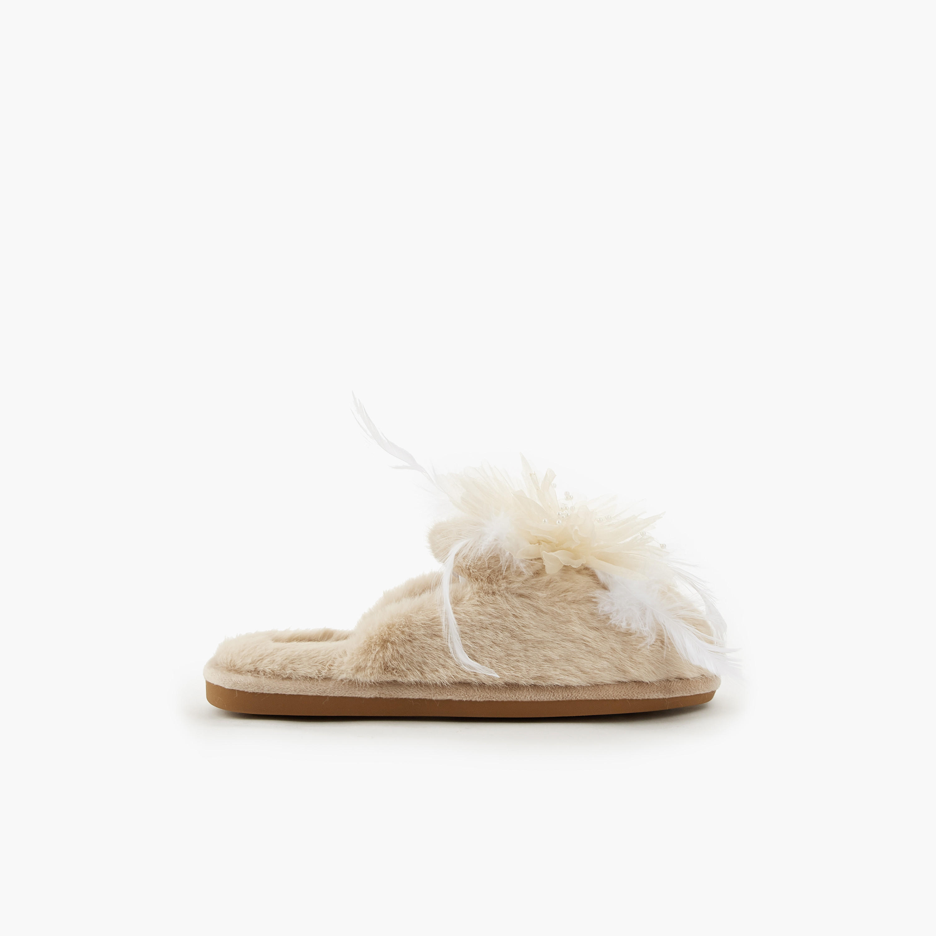 Le Confort Women Floral Accent Bedroom Slides-women-shoes-bedroomslippers-image-2