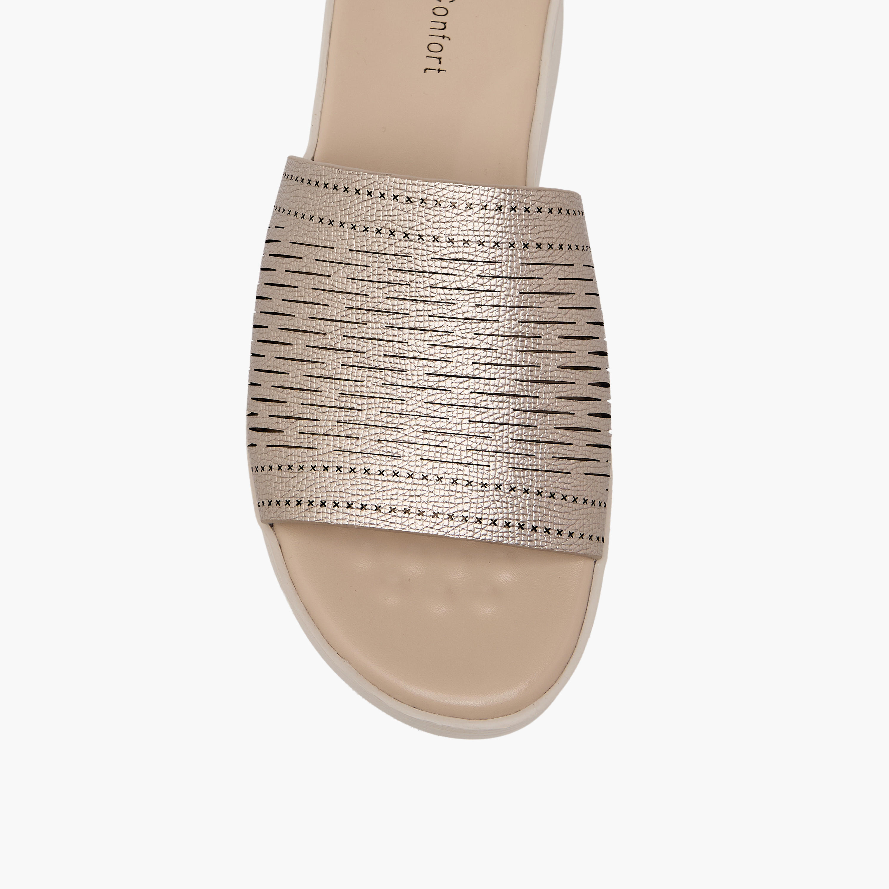 Le Confort Women Flatform Heel Slide Sandals-women-shoes-sandals-heeled-image-4