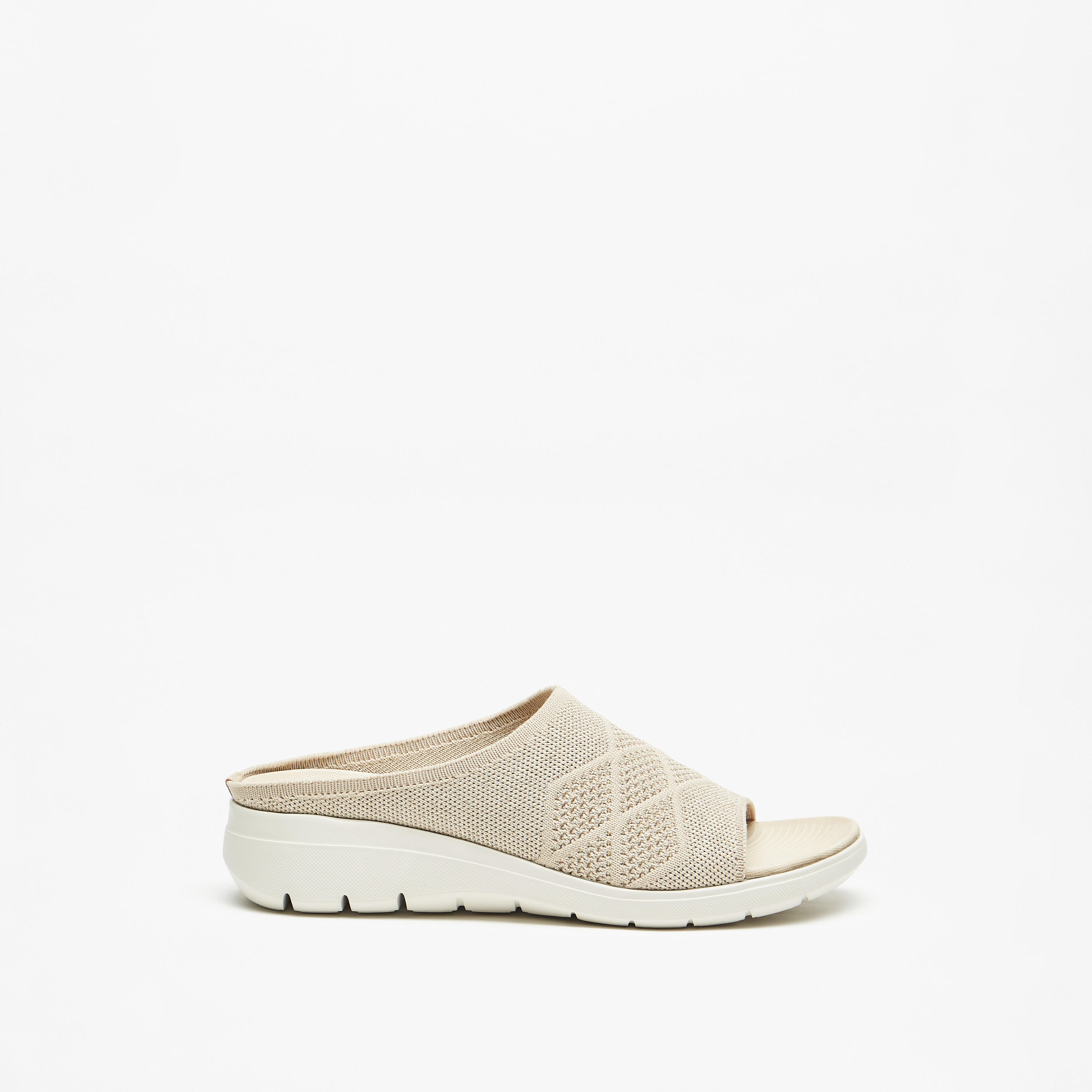 Flora Bella Textured Slide Comfort Sandals-women-shoes-sandals-heeled-image-3