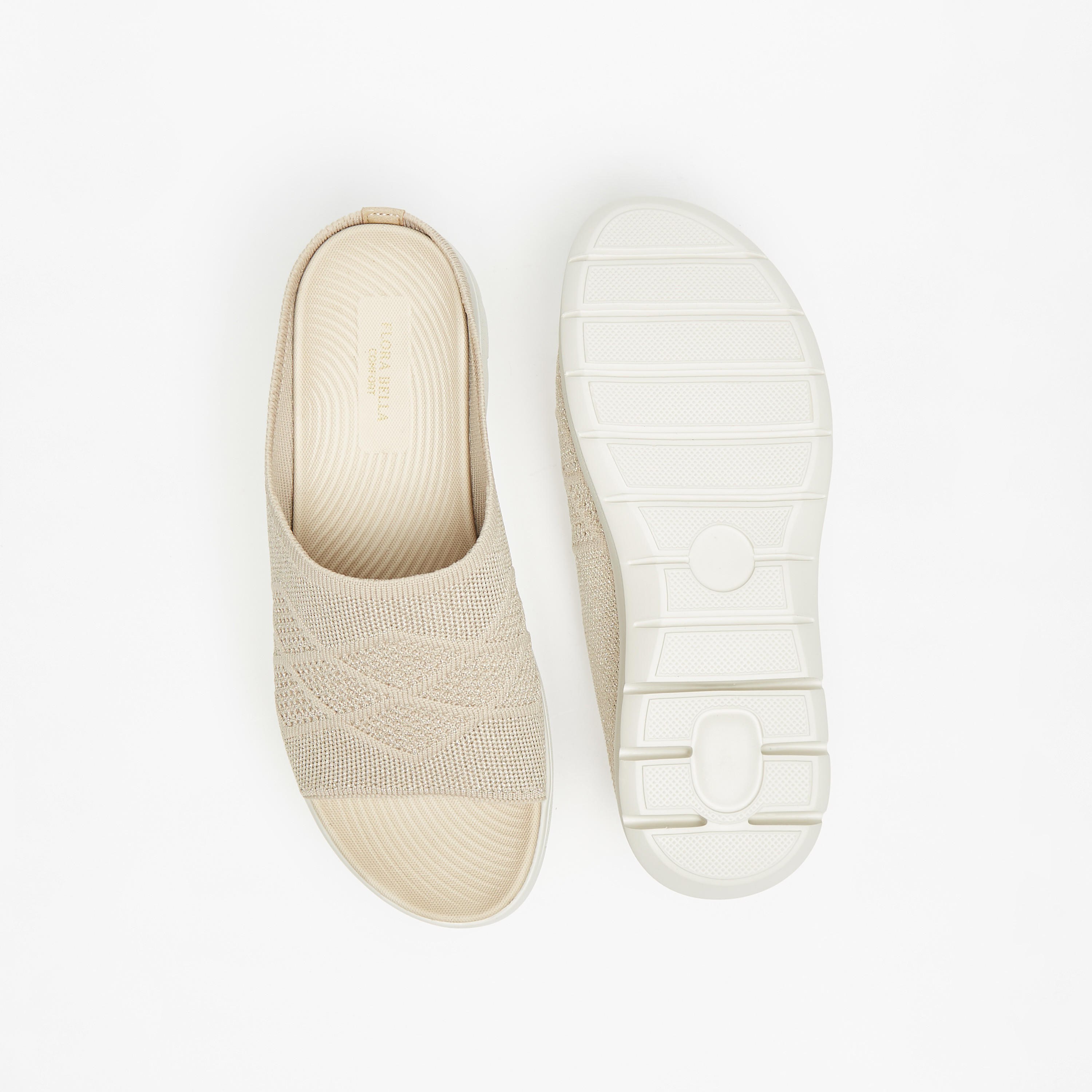 Flora Bella Textured Slide Comfort Sandals-women-shoes-sandals-heeled-image-4