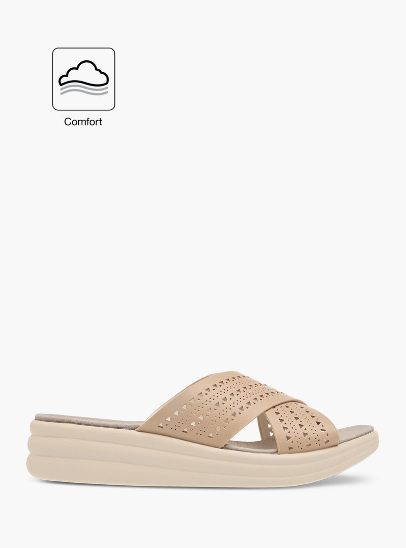 صندل مريح سهل الارتداء بحزام متقاطع من لو كونفورت-women-shoes-sandals-heeled-image-2