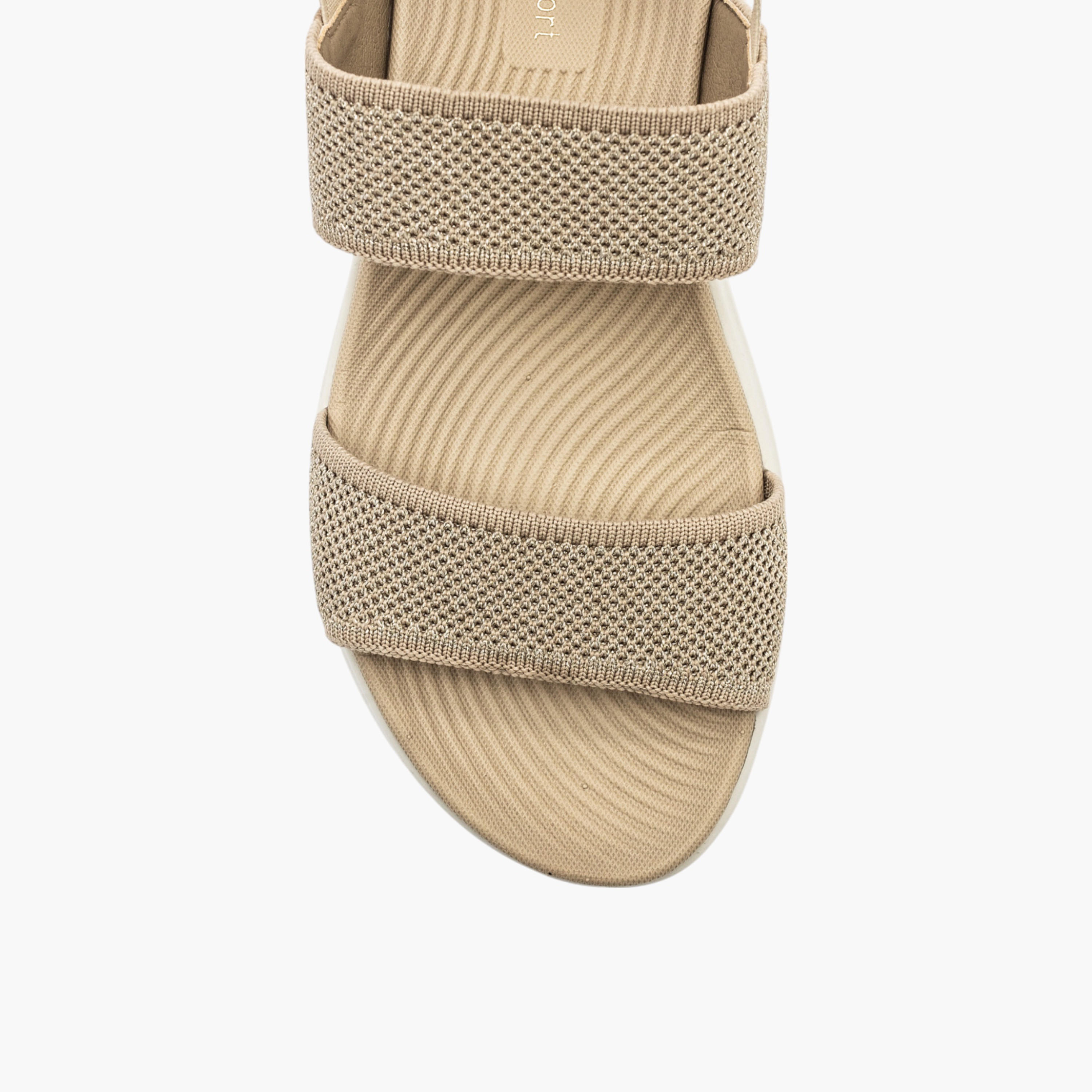 Le Confort Textured Comfort Sandals with Backstrap-women-shoes-sandals-heeled-image-4