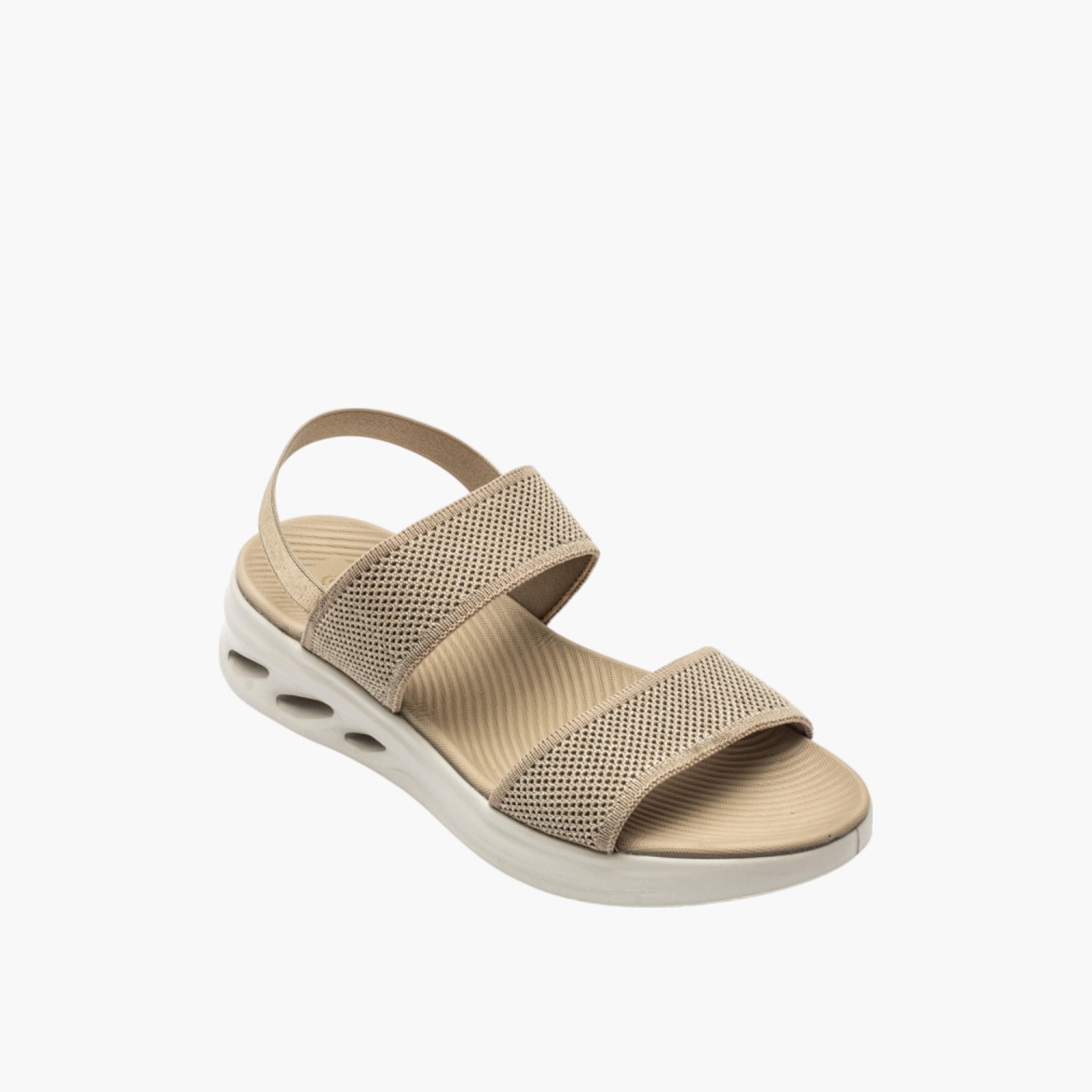 Le Confort Textured Comfort Sandals with Backstrap-women-shoes-sandals-heeled-image-2