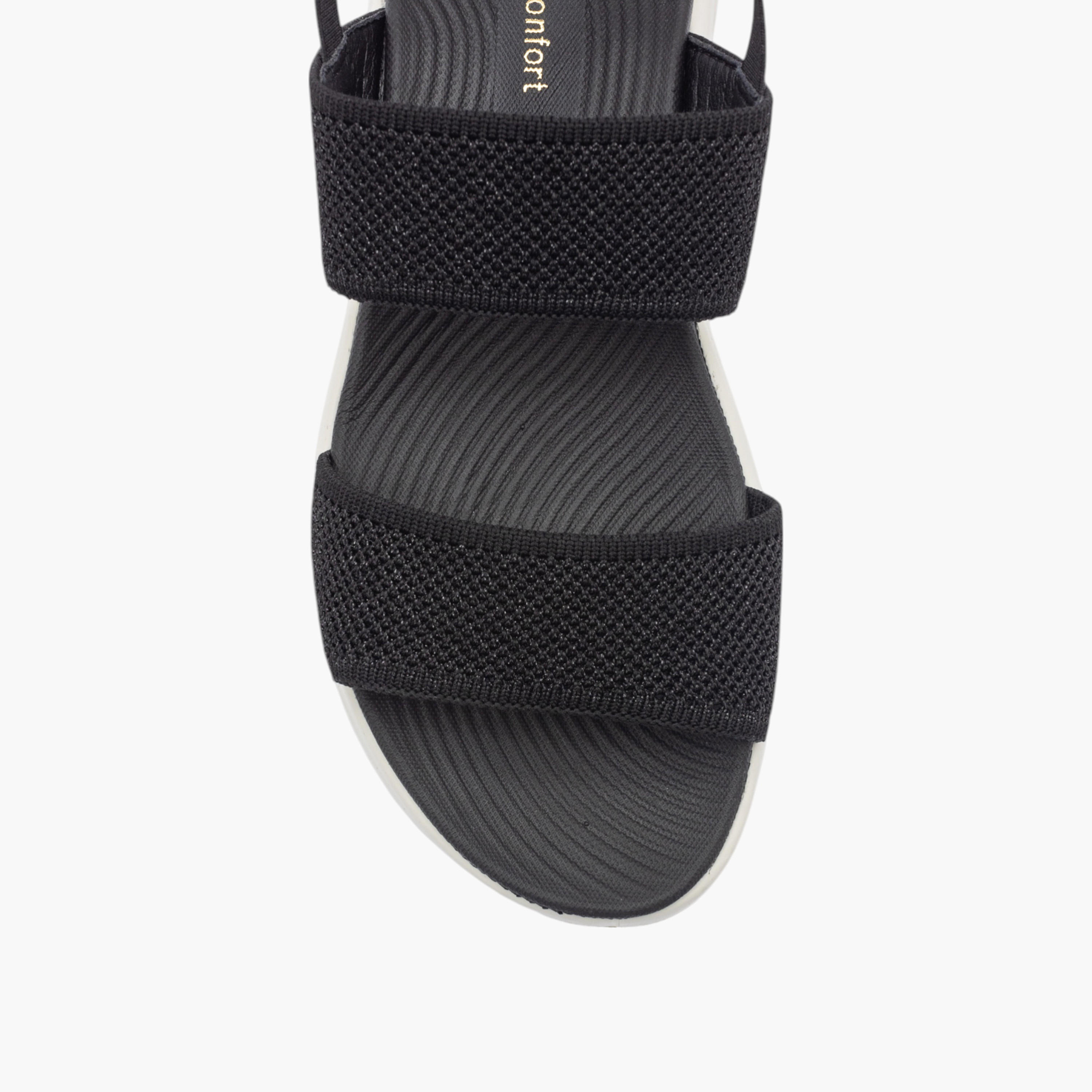 Le Confort Textured Comfort Sandals with Backstrap-women-shoes-sandals-heeled-image-3