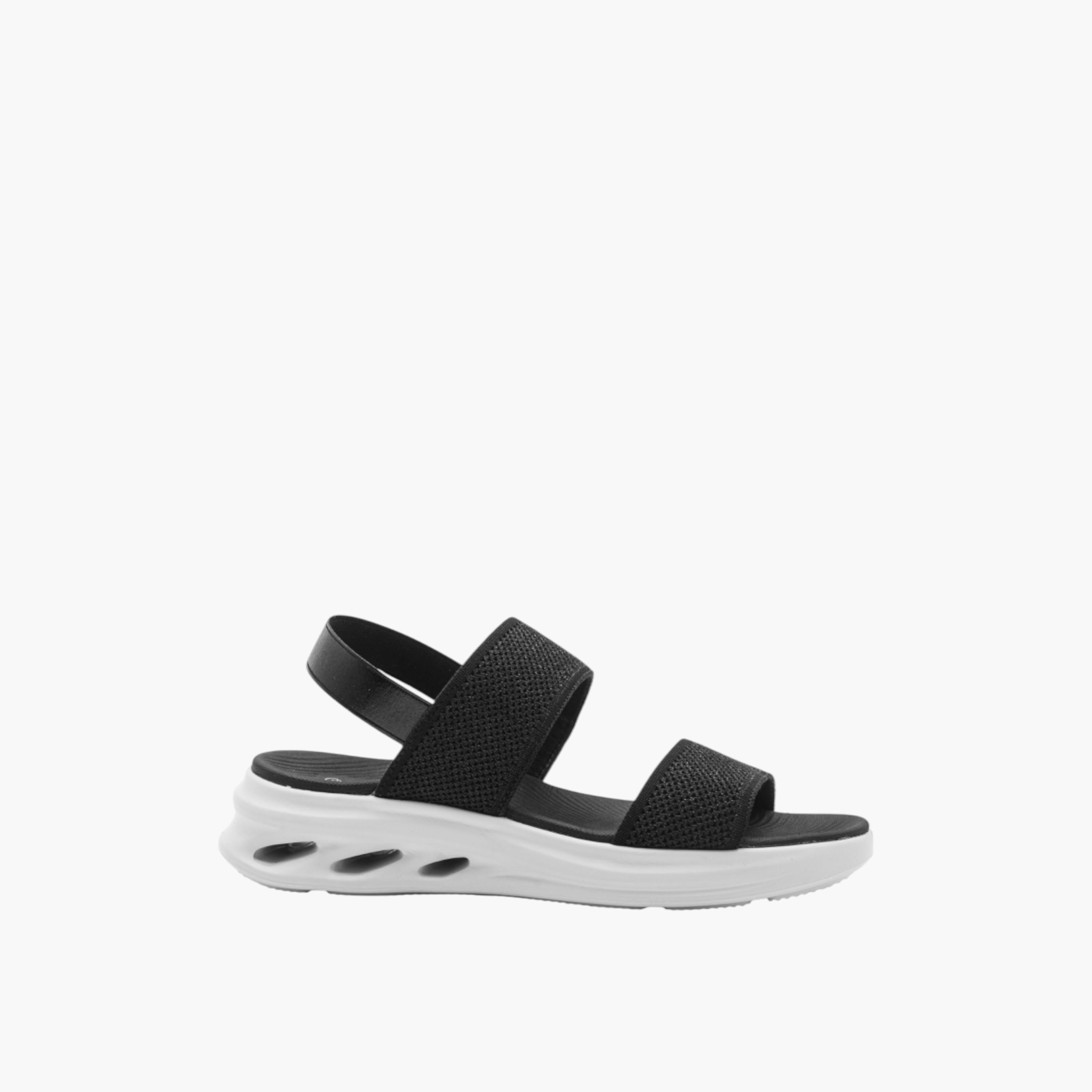 Le Confort Textured Comfort Sandals with Backstrap-women-shoes-sandals-heeled-image-4