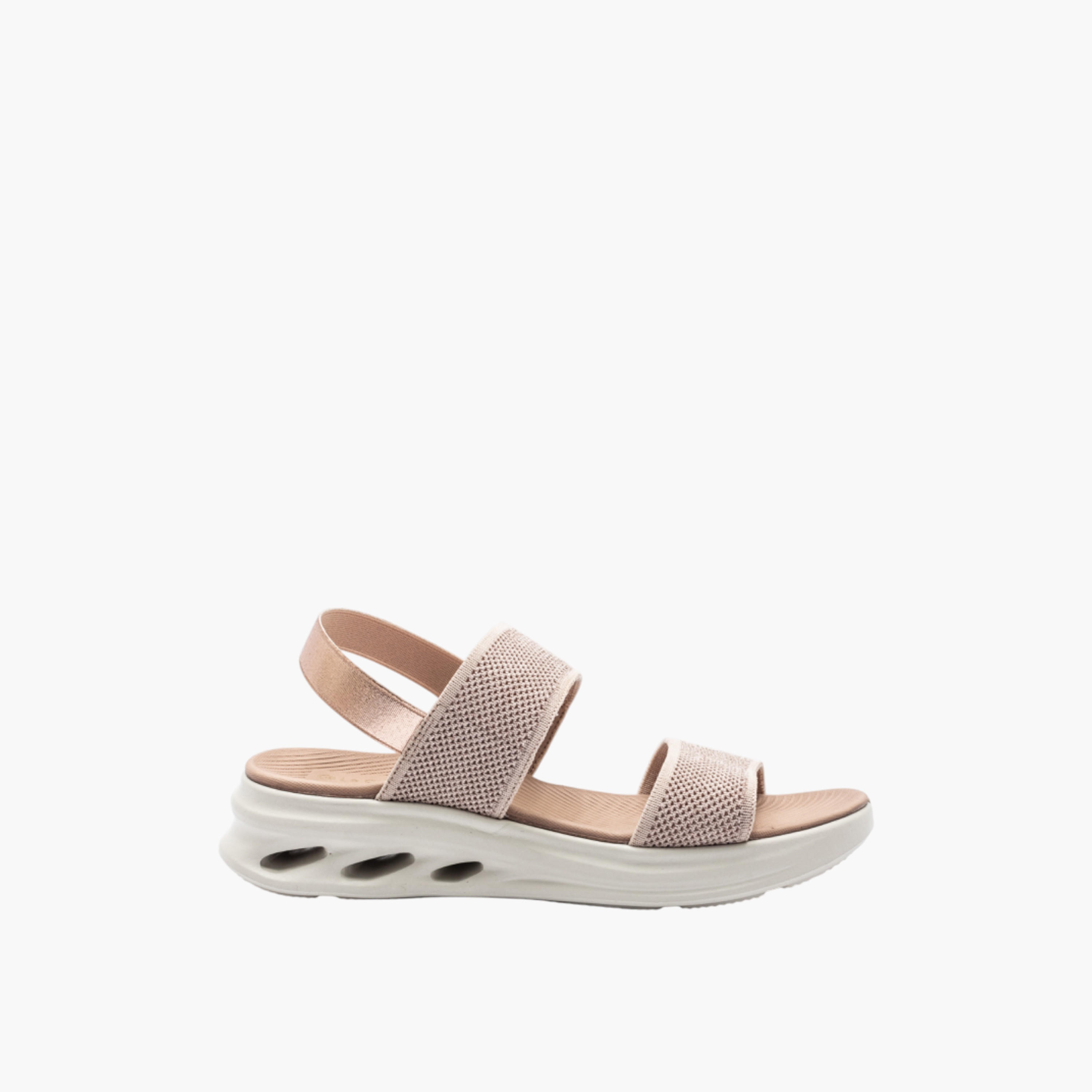 Le Confort Textured Comfort Sandals with Backstrap-women-shoes-sandals-heeled-image-4