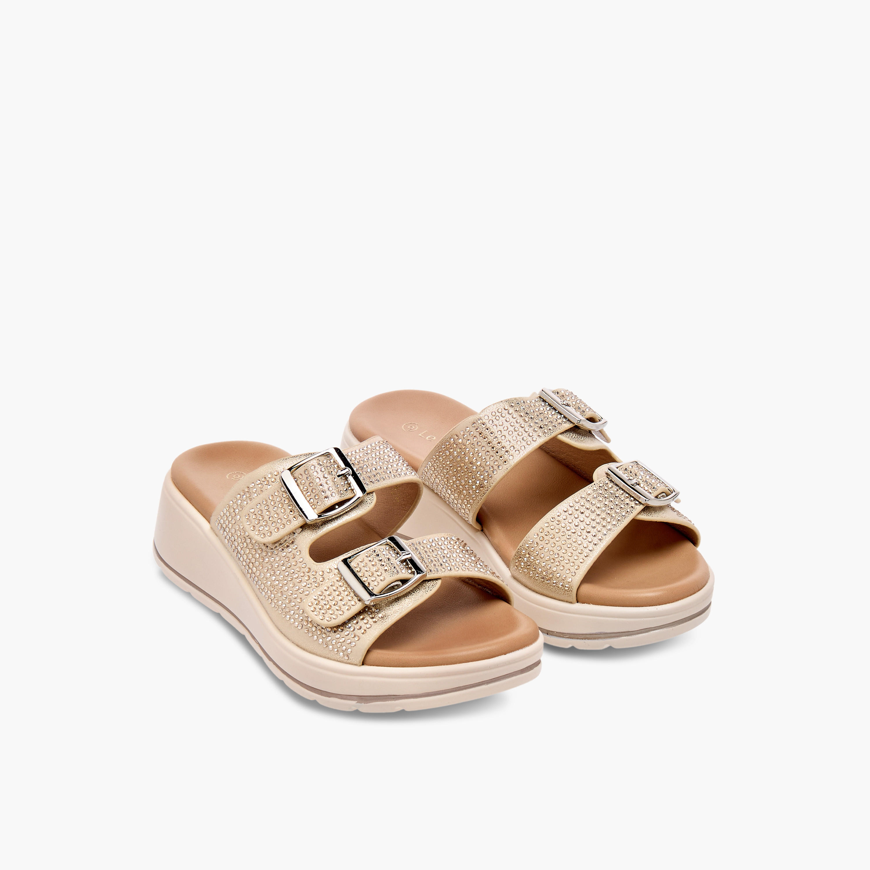 صندل مرصّع سهل الارتداء بإبزيم من لو كونفورت-girls-shoes-sandals-image-1