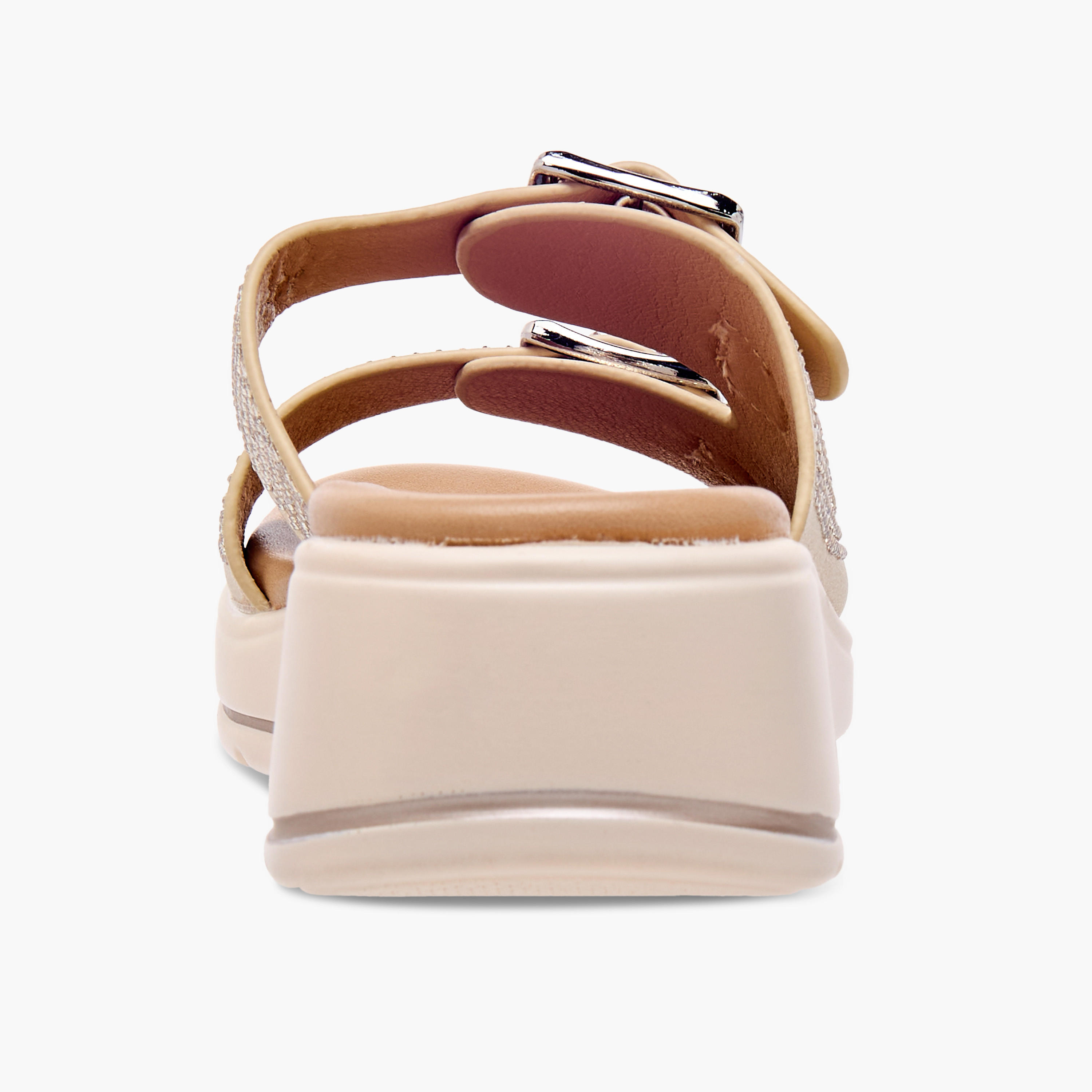 Le Confort Studded Slip-On Sandals with Buckle Detail-girls-shoes-sandals-image-5