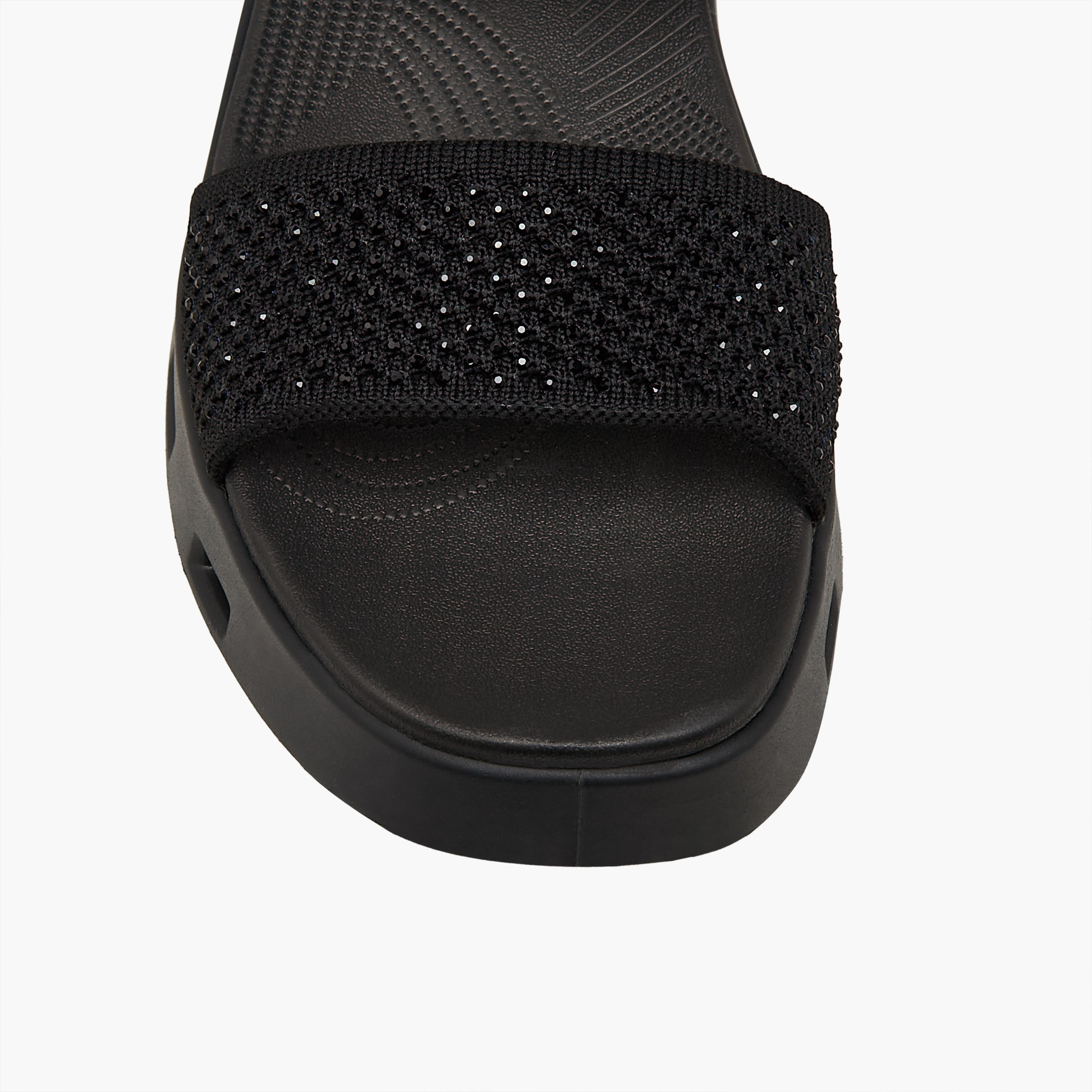 Le Confort Women Embellished Flyknit Sandals-women-shoes-sandals-heeled-image-5