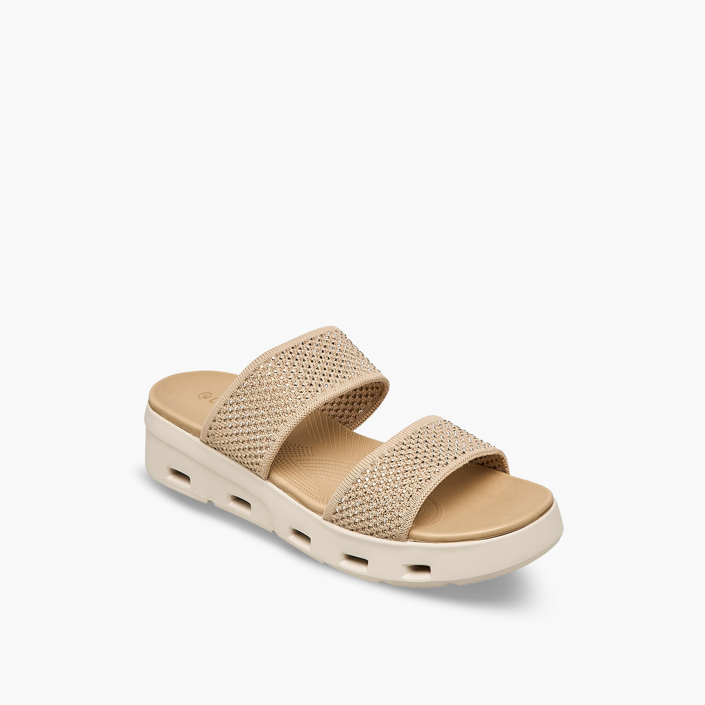 Le Confort Women Embellished Flyknit Sandals-women-shoes-sandals-heeled-image-3