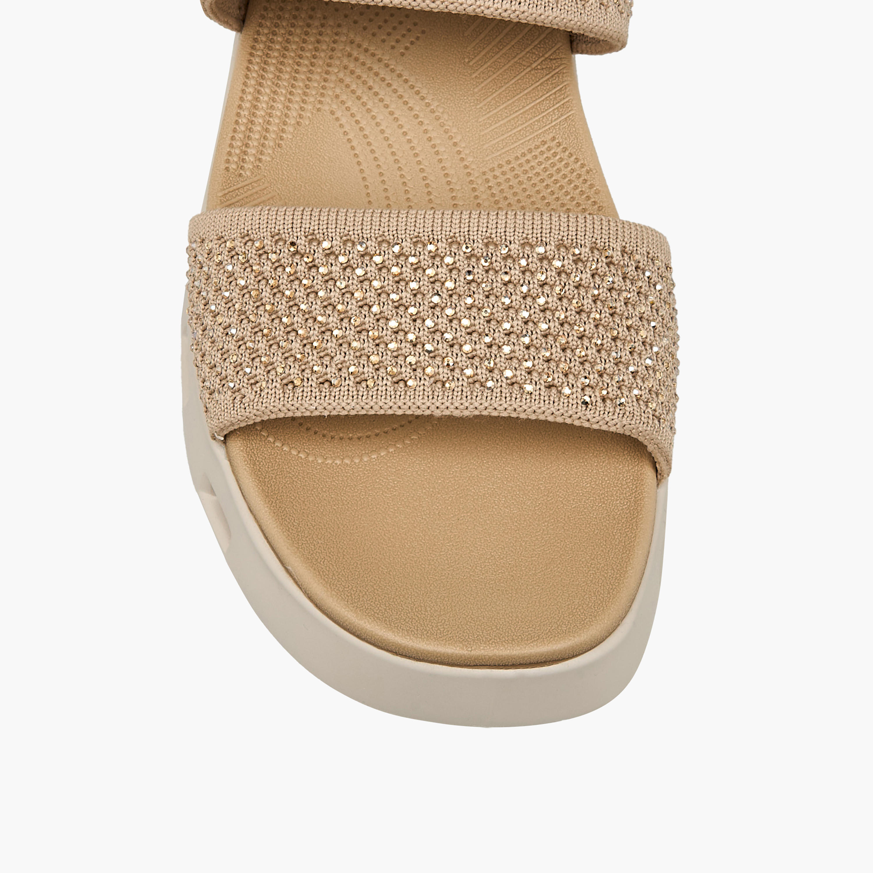 Le Confort Women Embellished Flyknit Sandals-women-shoes-sandals-heeled-image-5