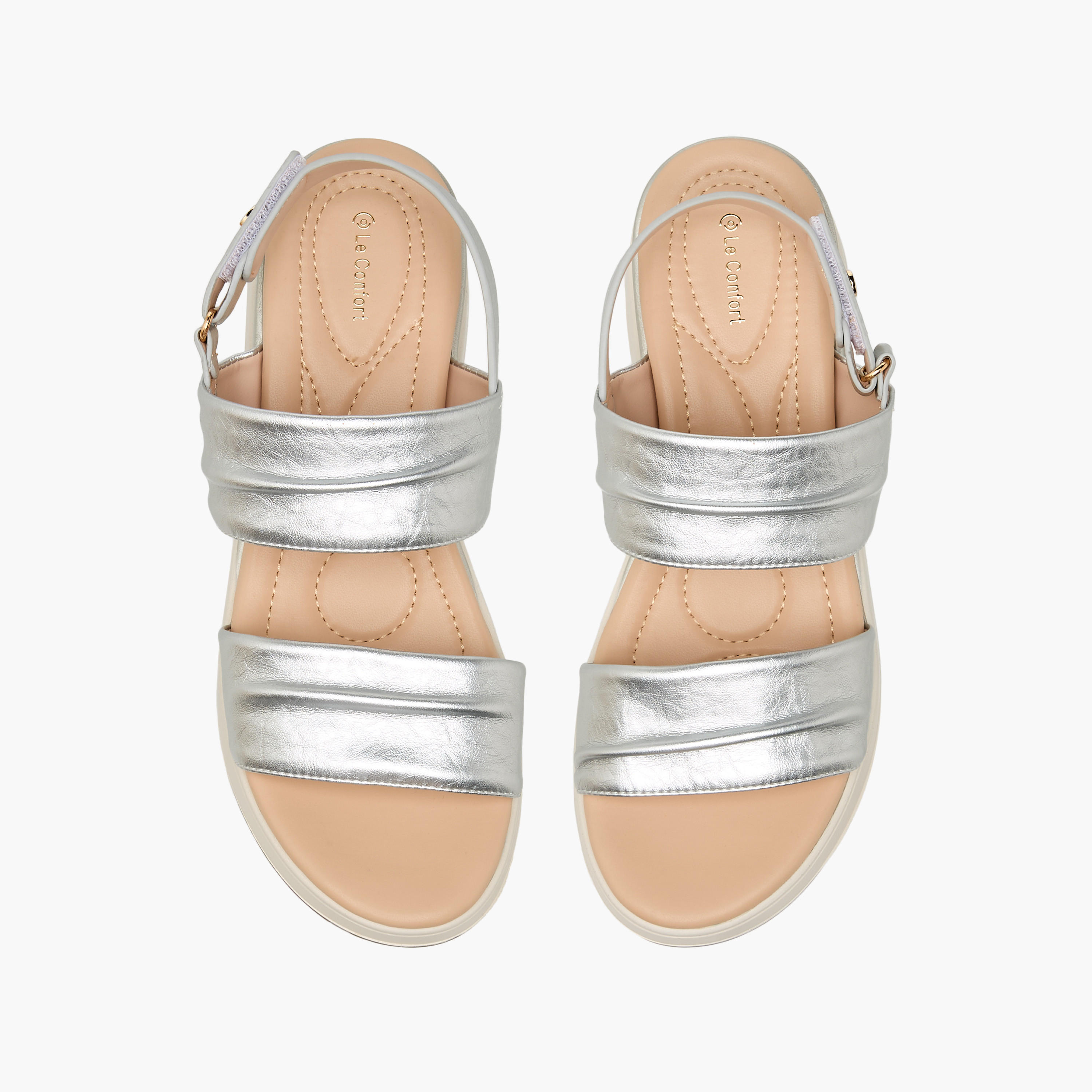 Le Confort Women Platform Heel Strap Sandals-women-shoes-sandals-heeled-image-1