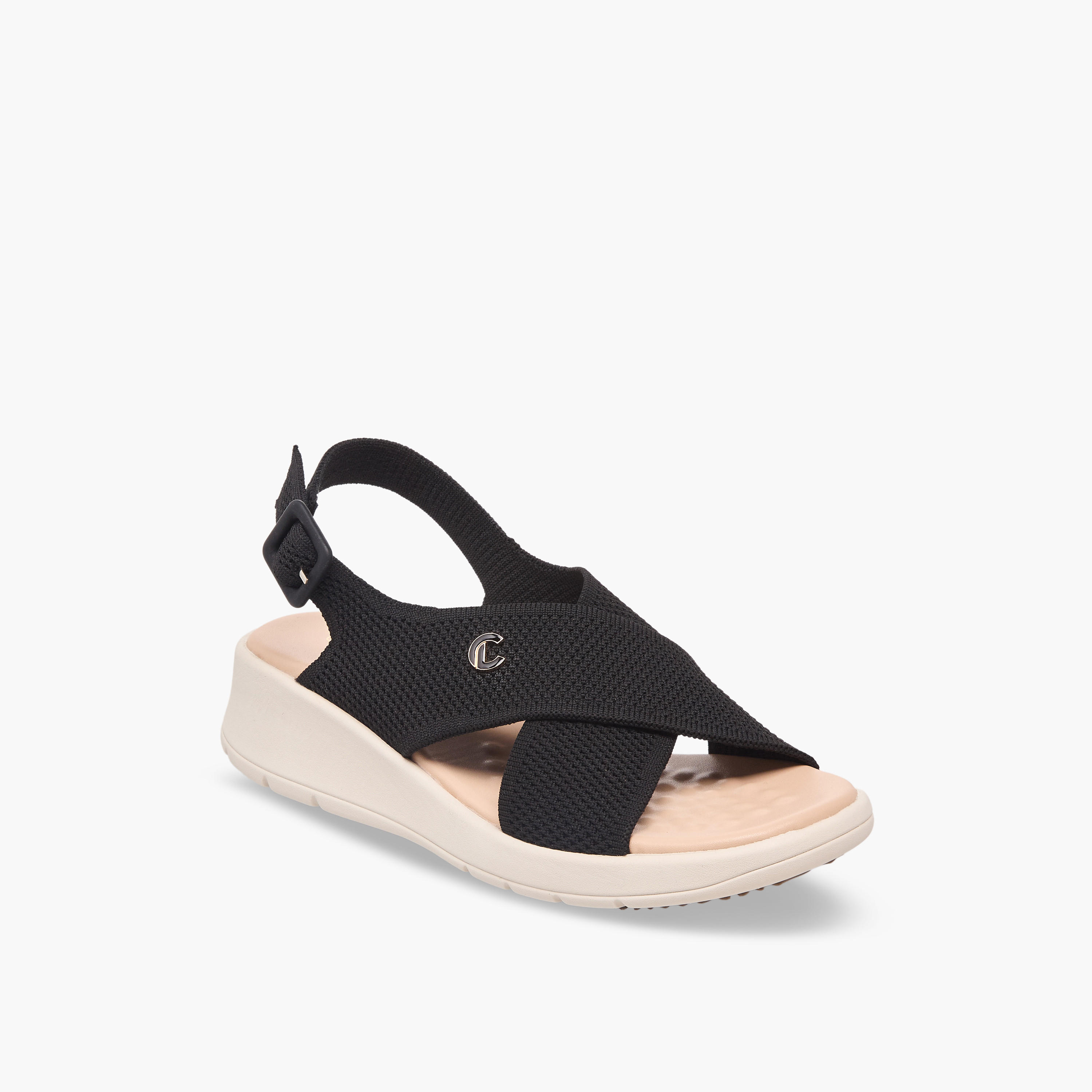 Le Confort Women Buckle Closure Strap Sandals-women-shoes-sandals-heeled-image-2
