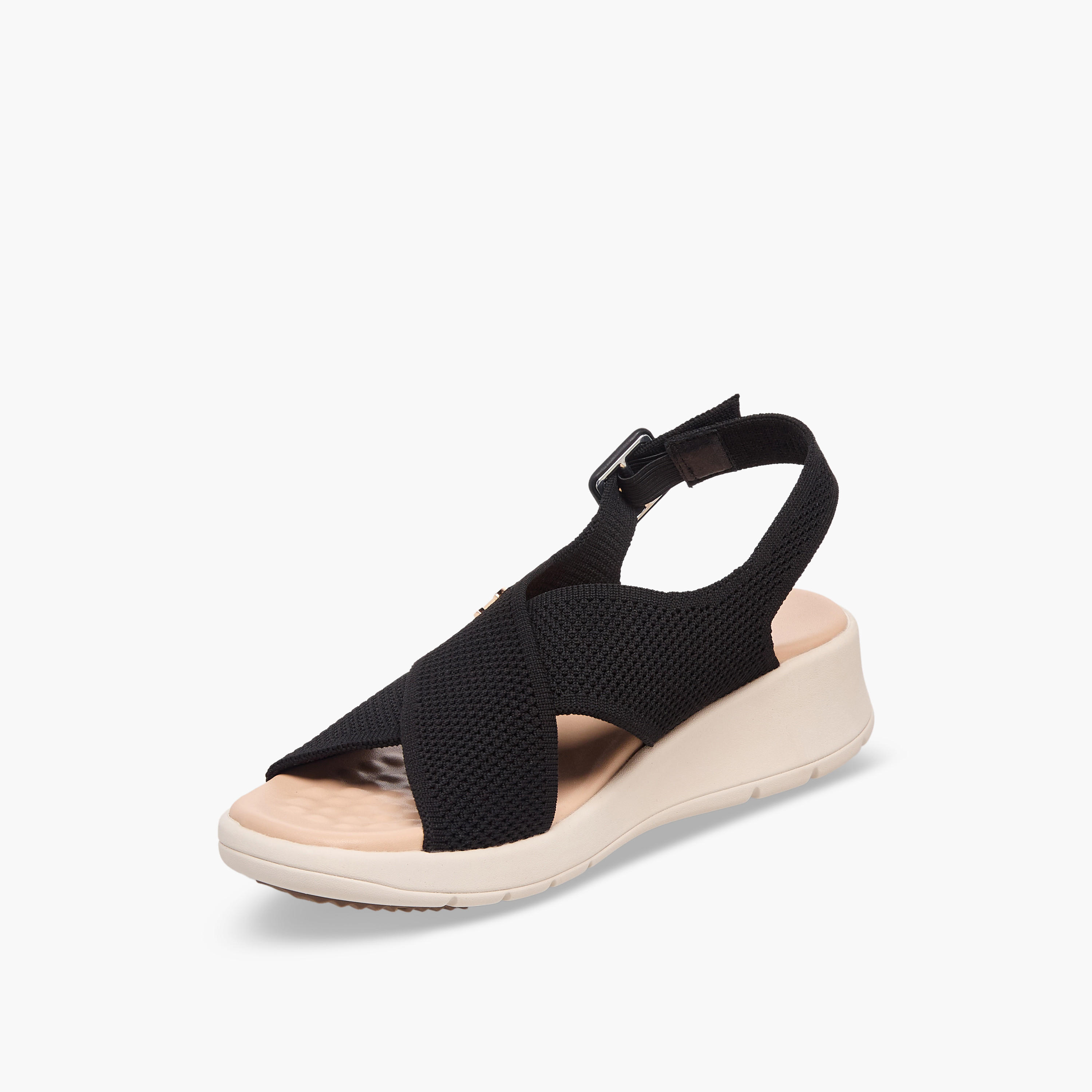 Le Confort Women Buckle Closure Strap Sandals-women-shoes-sandals-heeled-image-4