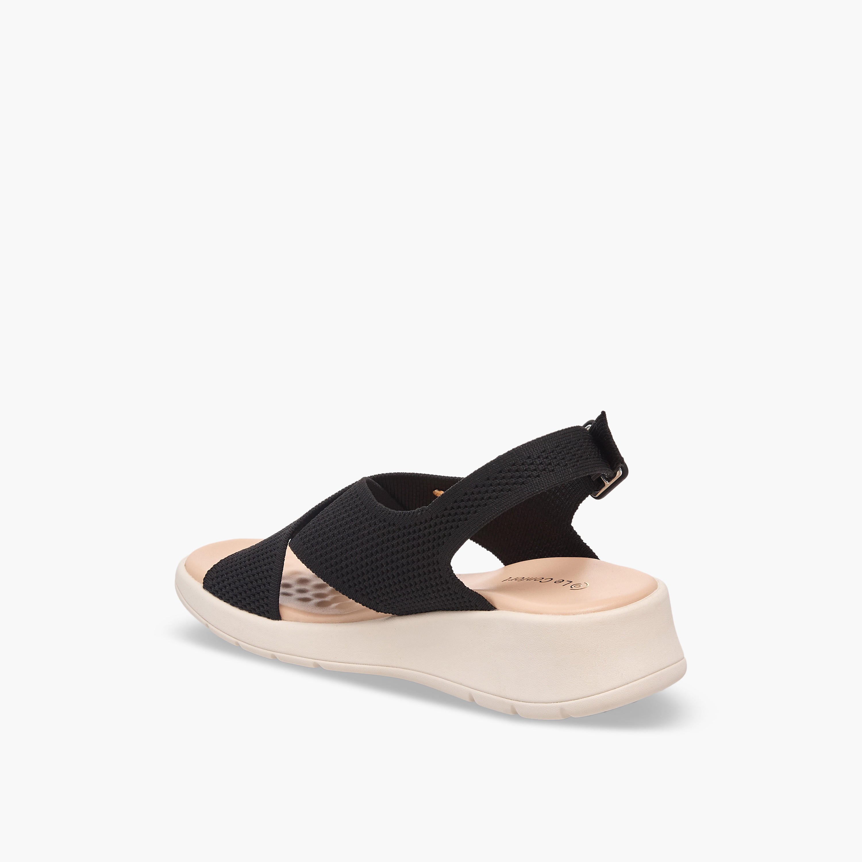 Le Confort Women Buckle Closure Strap Sandals-women-shoes-sandals-heeled-image-5