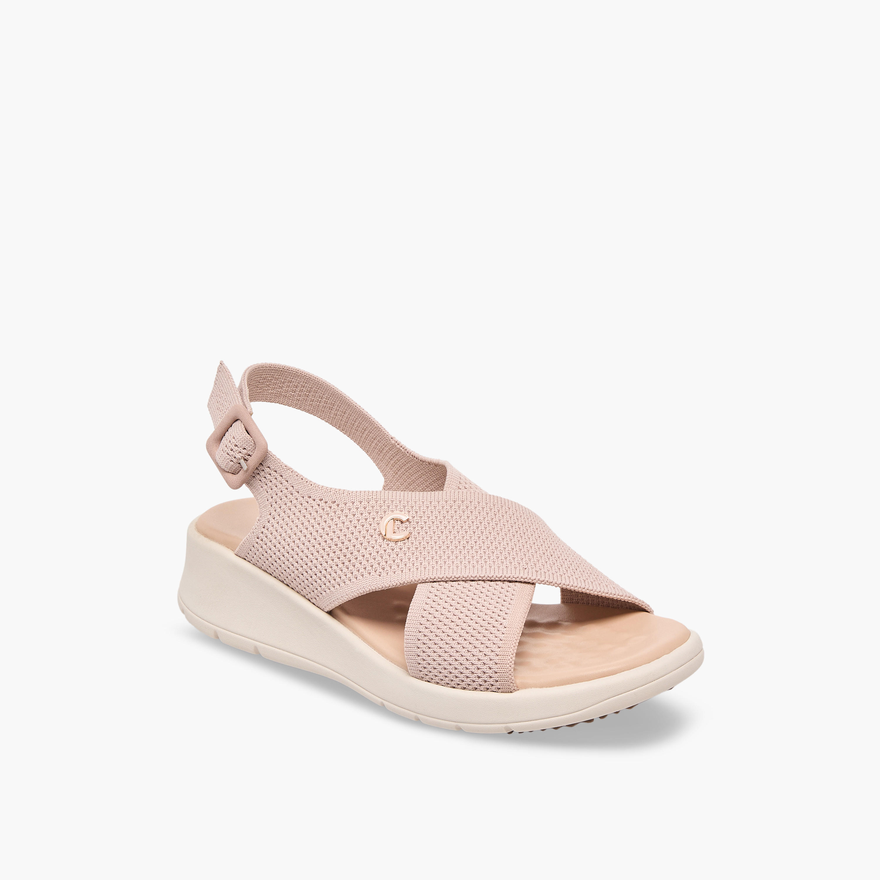 Le Confort Women Buckle Closure Strap Sandals-women-shoes-sandals-heeled-image-2