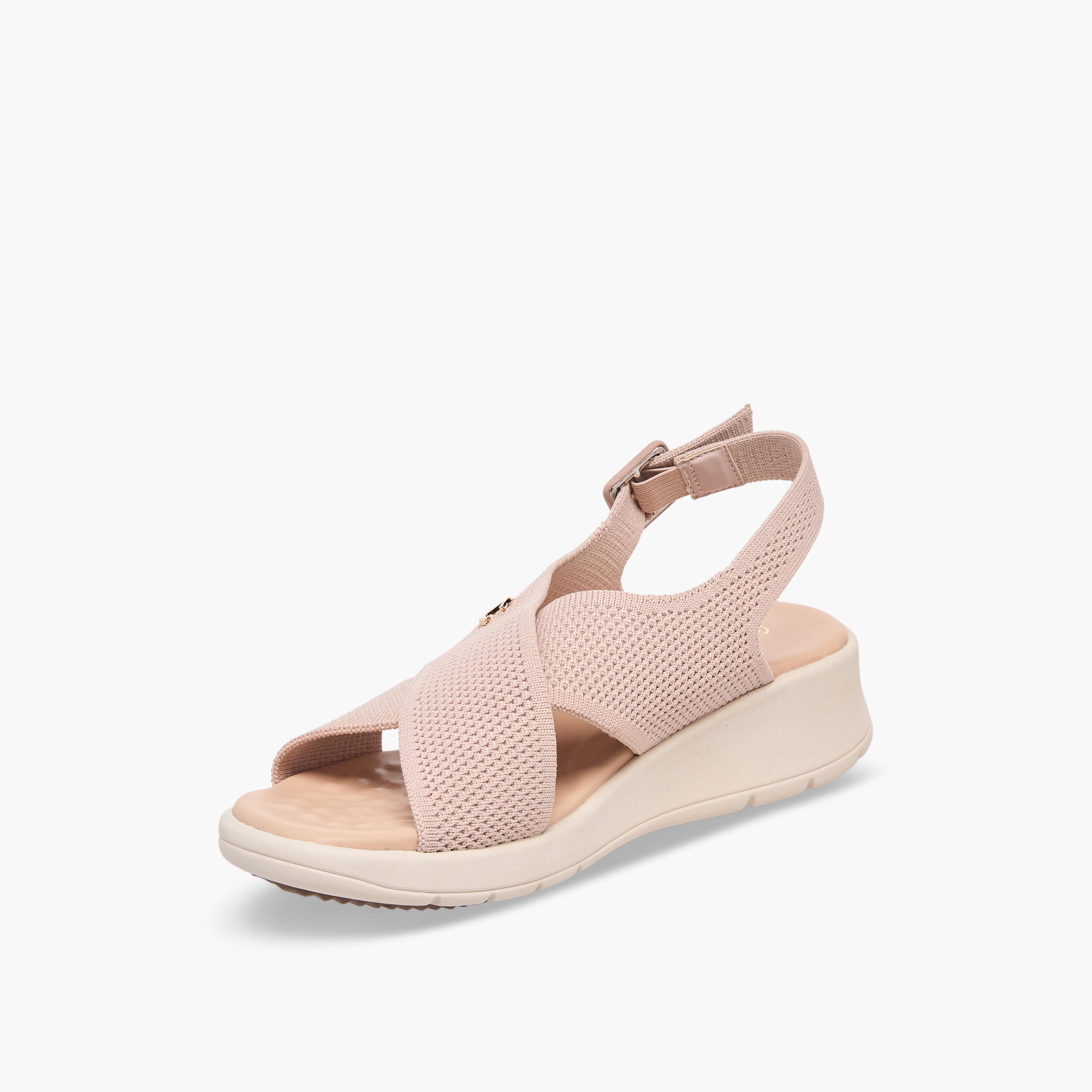 Le Confort Women Buckle Closure Strap Sandals-women-shoes-sandals-heeled-image-4