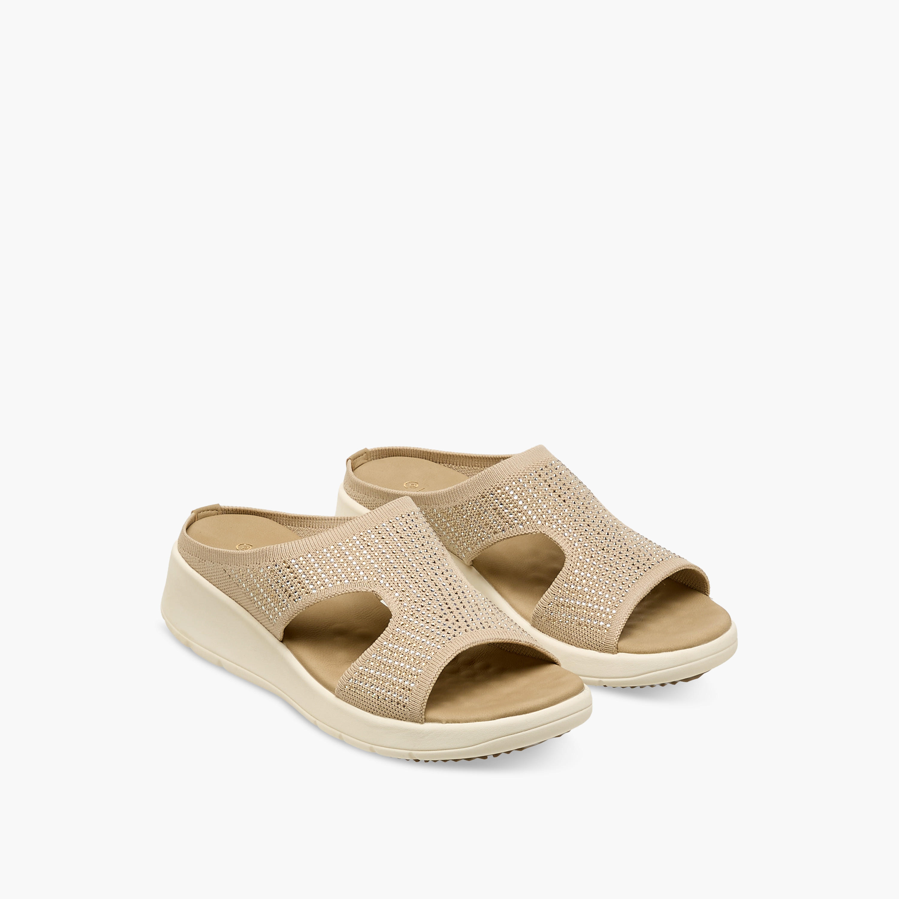 Le Confort Women Flynkit Wedge Heel Slide Sandals-women-shoes-sandals-heeled-image-1