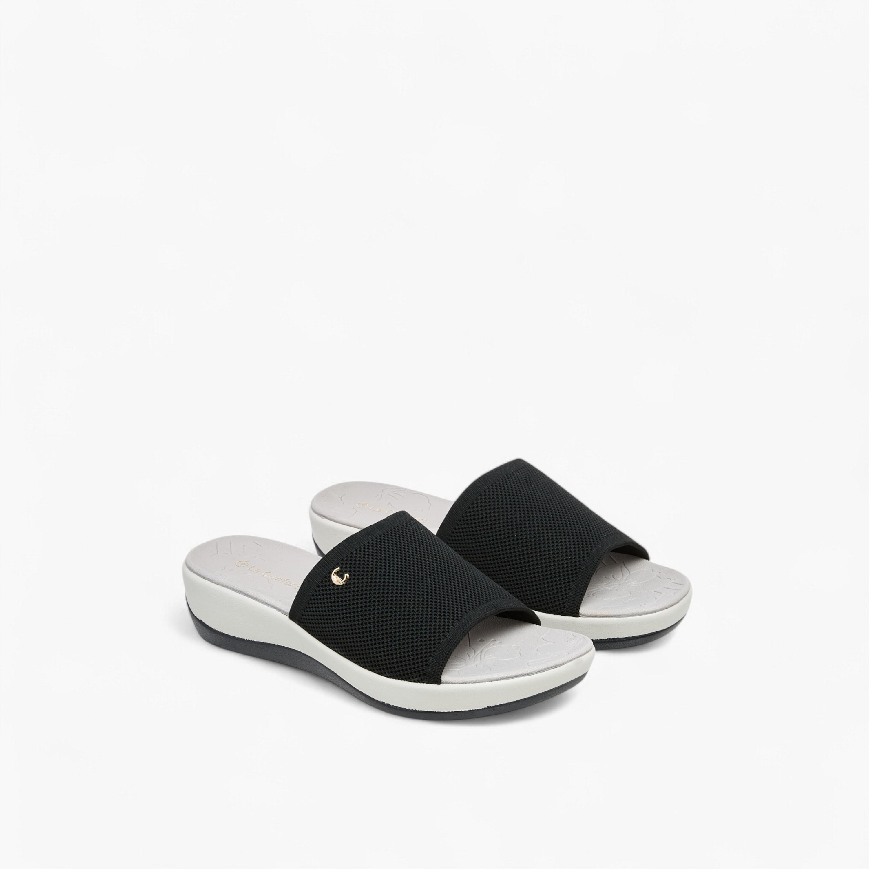 Le Confort Flyknit Slip-On Comfort Sandals-women-shoes-sandals-heeled-image-1
