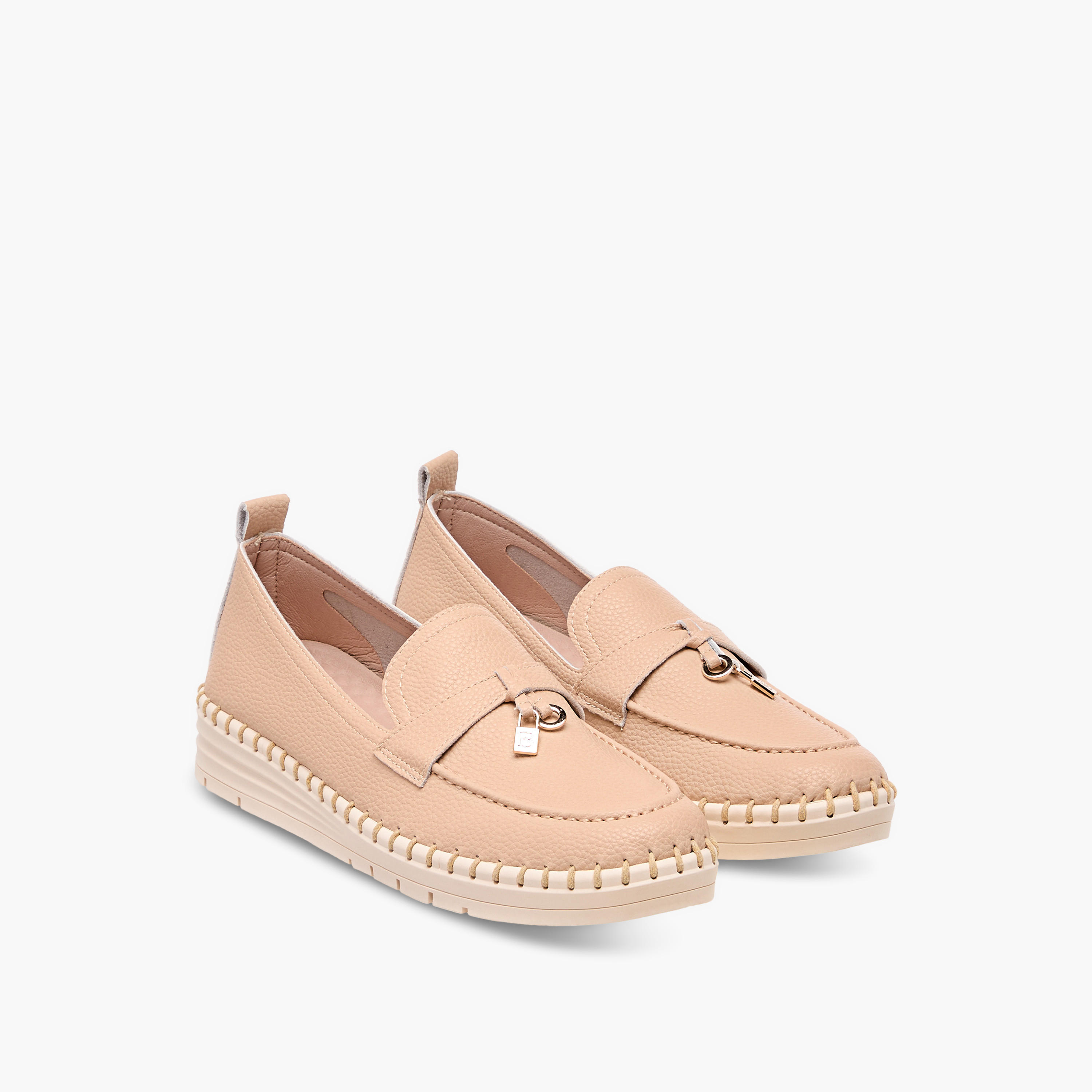 Flora Bella Textured Slip-On Loafers-women-shoes-flats-loafers-image-1