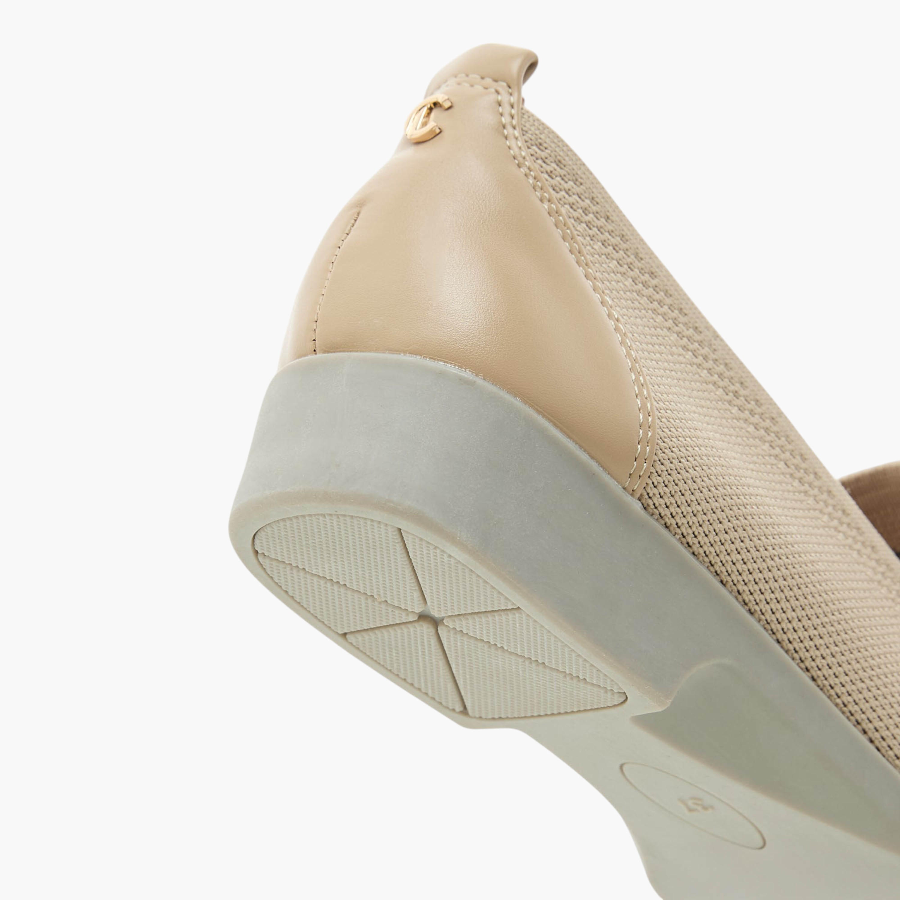 حذاء لوفر سهل الارتداء فلاينيت بارز الملمس بكعب عريض من لو كونفورت-women-shoes-loafersandmoccasins-image-5