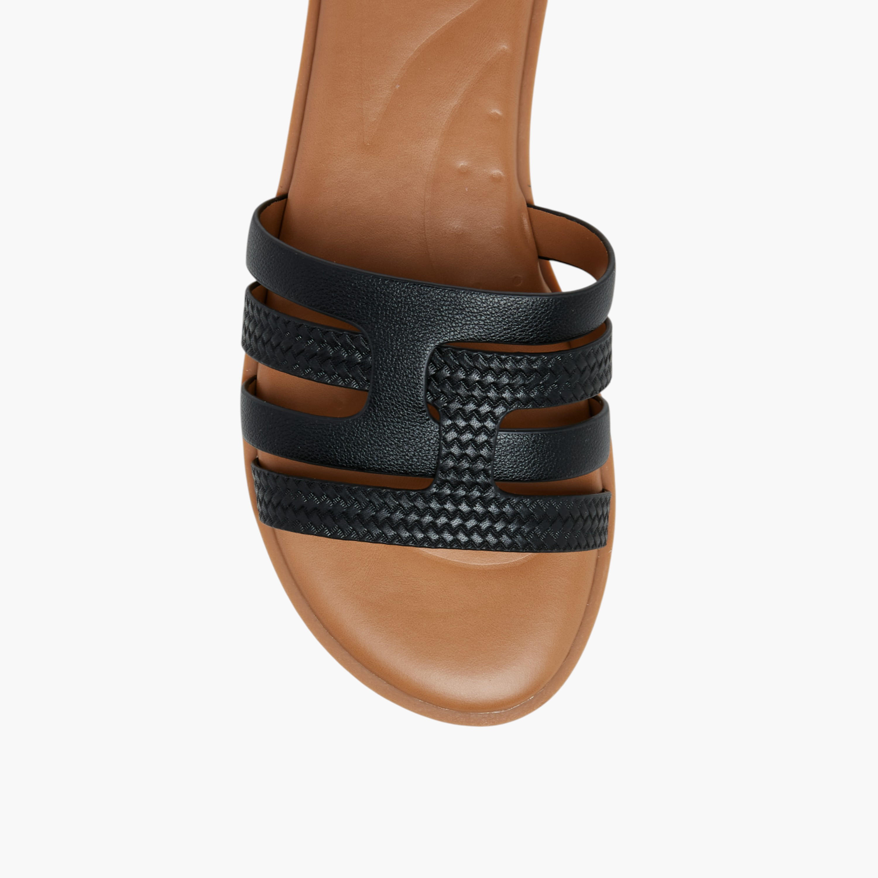 Flora Bella Women's Textured Slip-On Sandals-women-shoes-flats-sandals-image-4