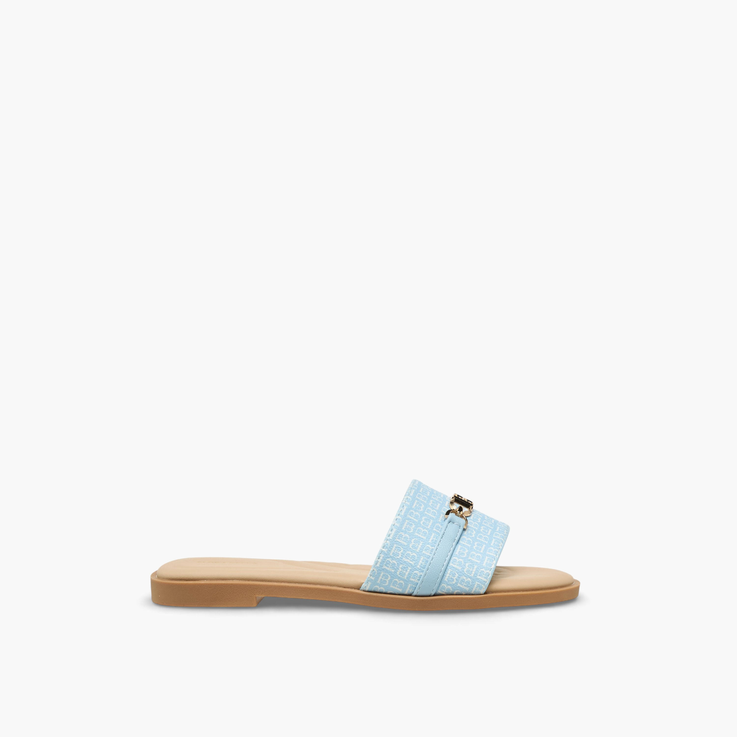 Flora Bella Women Monogram Print Slip-On Sandals-women-shoes-flats-sandals-image-3