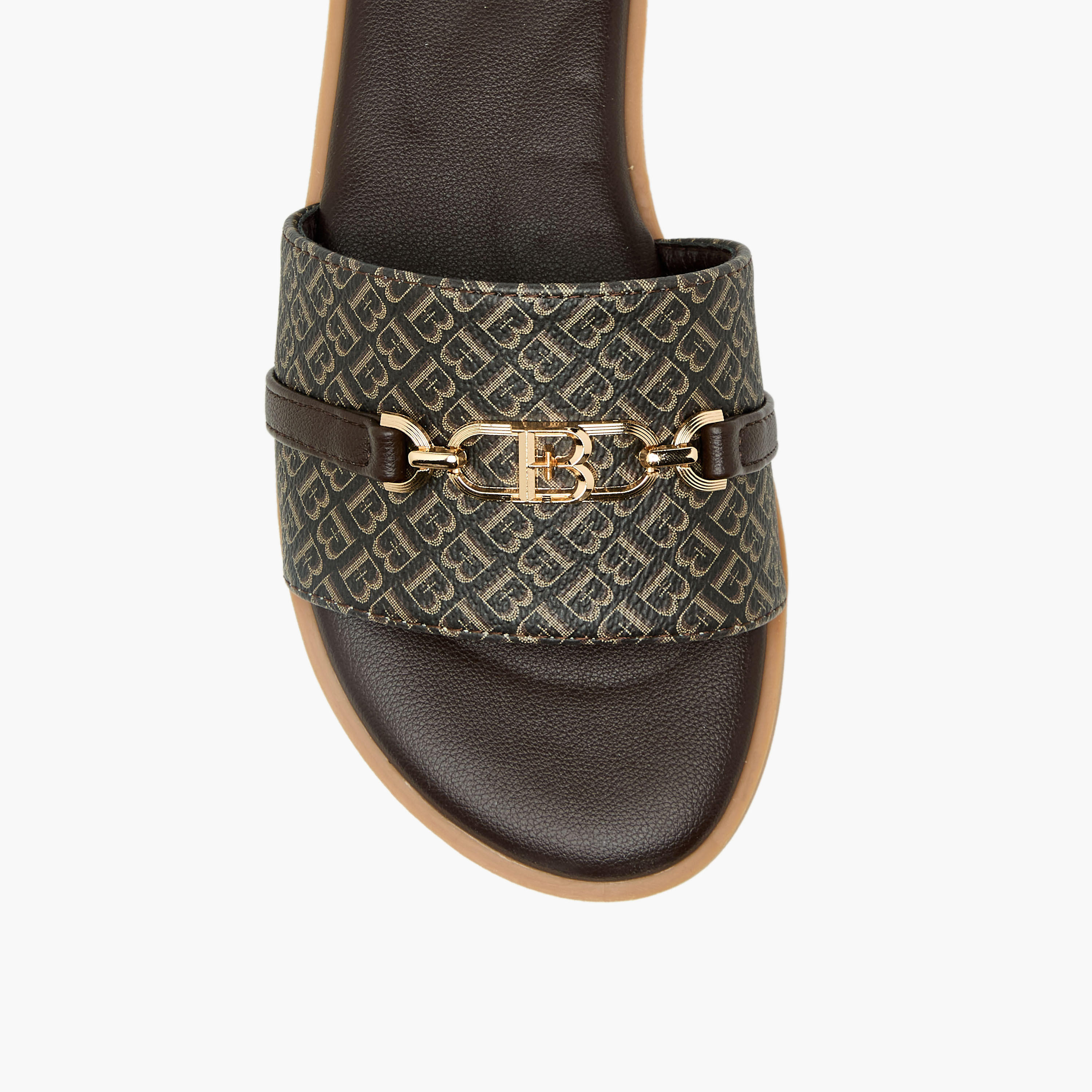 Flora Bella Women Monogram Print Slip-On Sandals-women-shoes-flats-sandals-image-5
