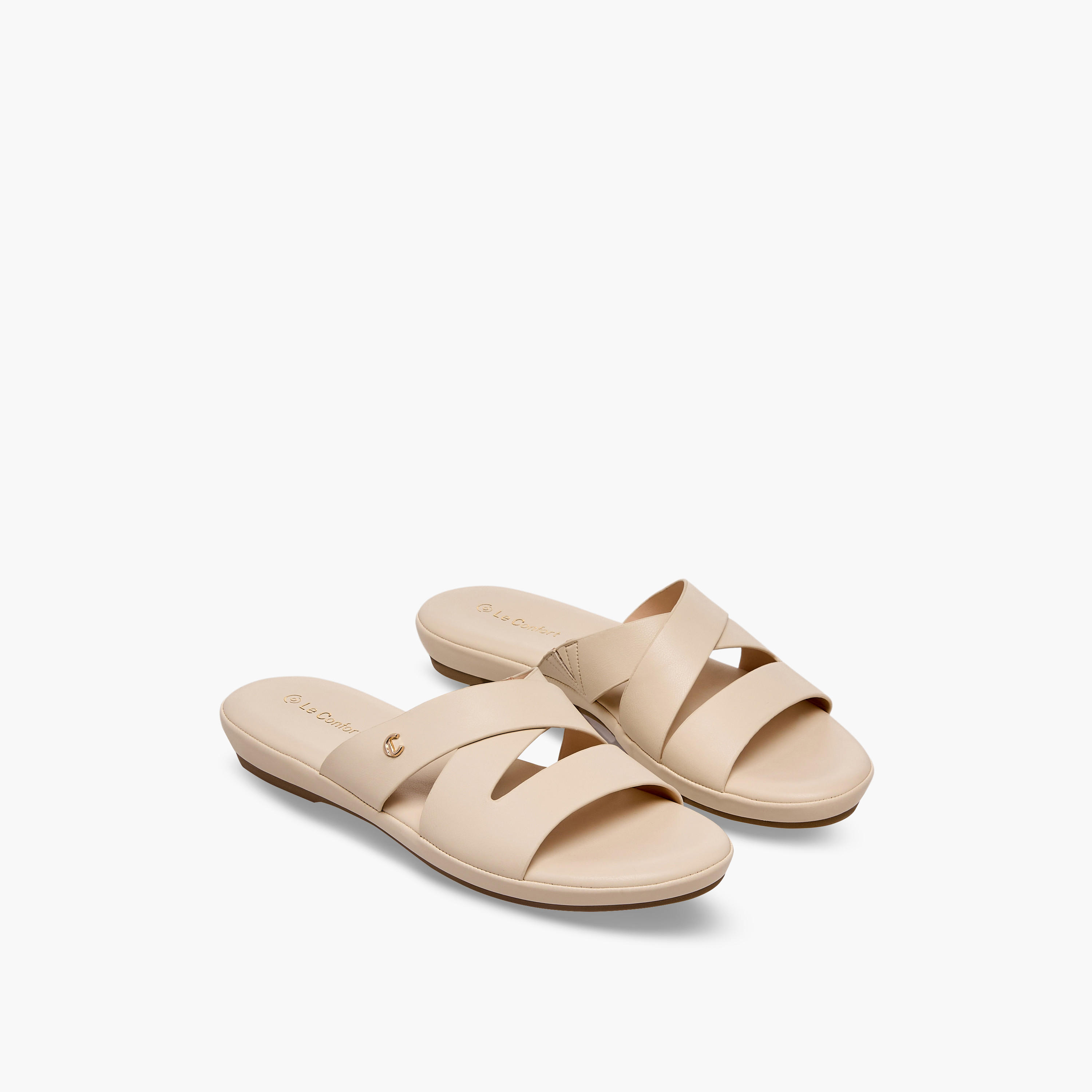 Le Confort Women Slip-On Sandals-women-shoes-sandals-flats-image-1