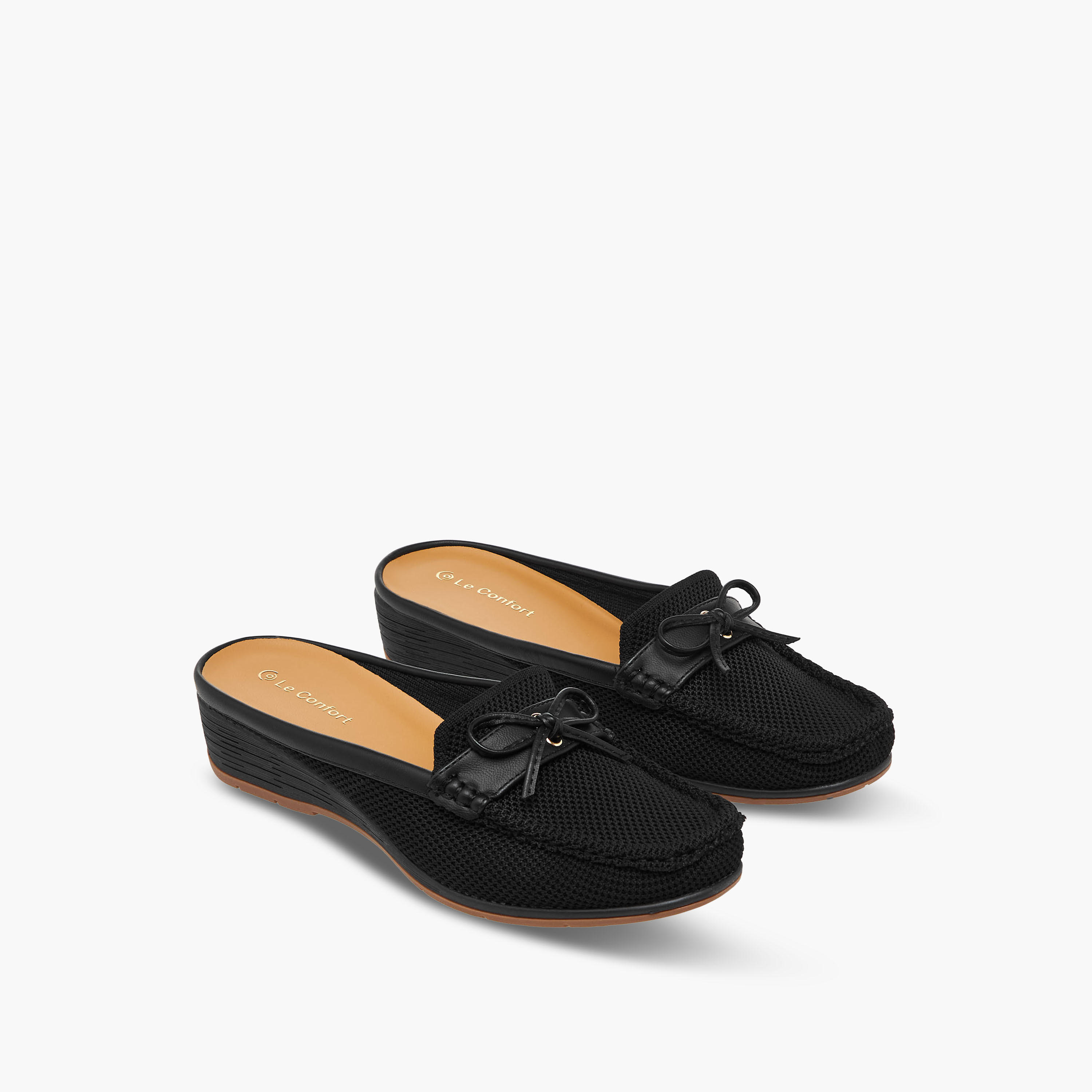 Le Confort Women Wedge Heel Mules-women-shoes-flats-mules-image-1