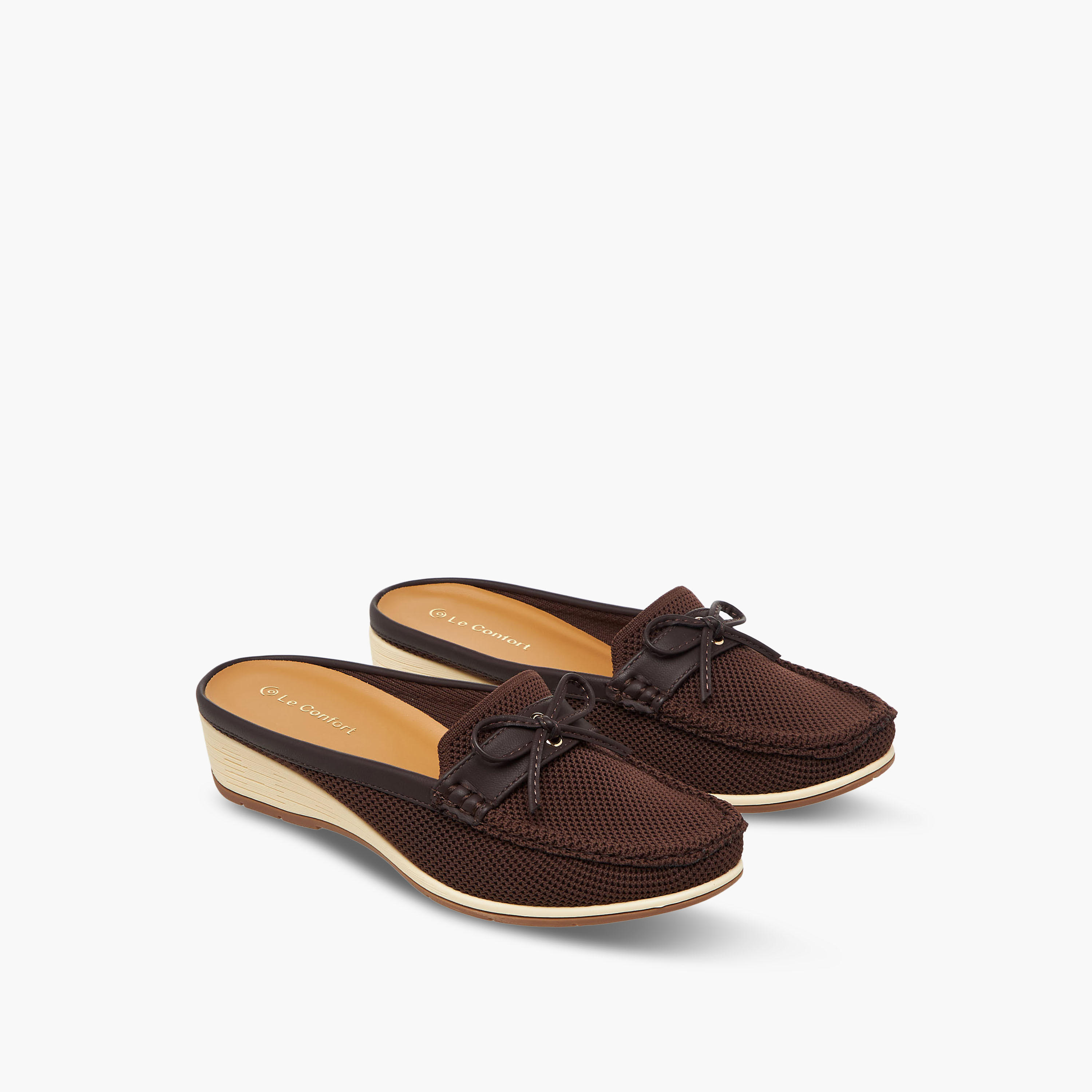 Le Confort Women Wedge Heel Mules-women-shoes-flats-mules-image-1
