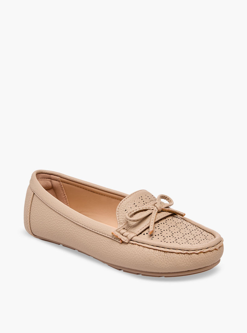 Le Confort Women Laser Cut Detail Moccasins-women-shoes-loafersandmoccasins-image-2