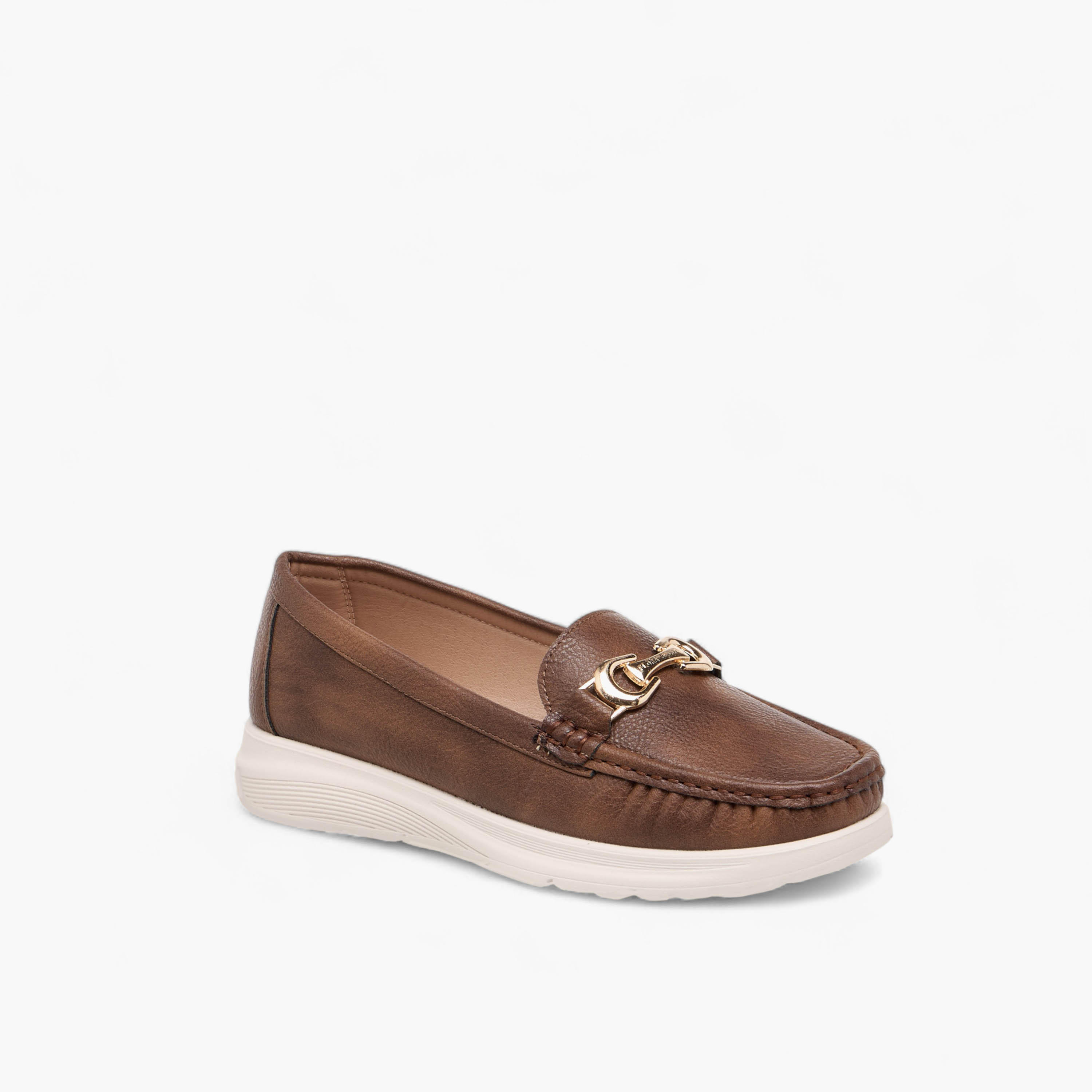 Flora Bella Metal Accent Slip-On Loafers-women-shoes-loafersandmoccasins-image-2