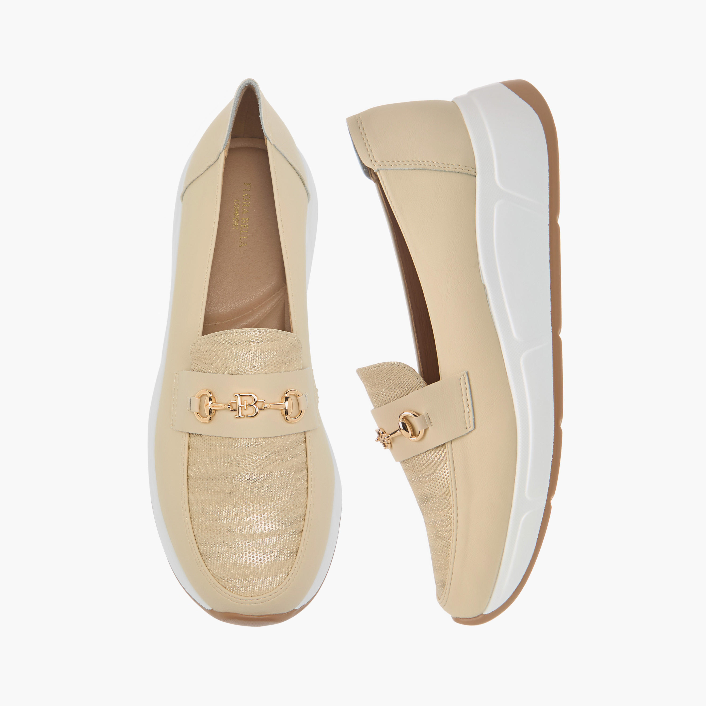 Flora Bella Textured Wedge Comfort Shoes with Metal Accent-women-shoes-loafersandmoccasins-image-1