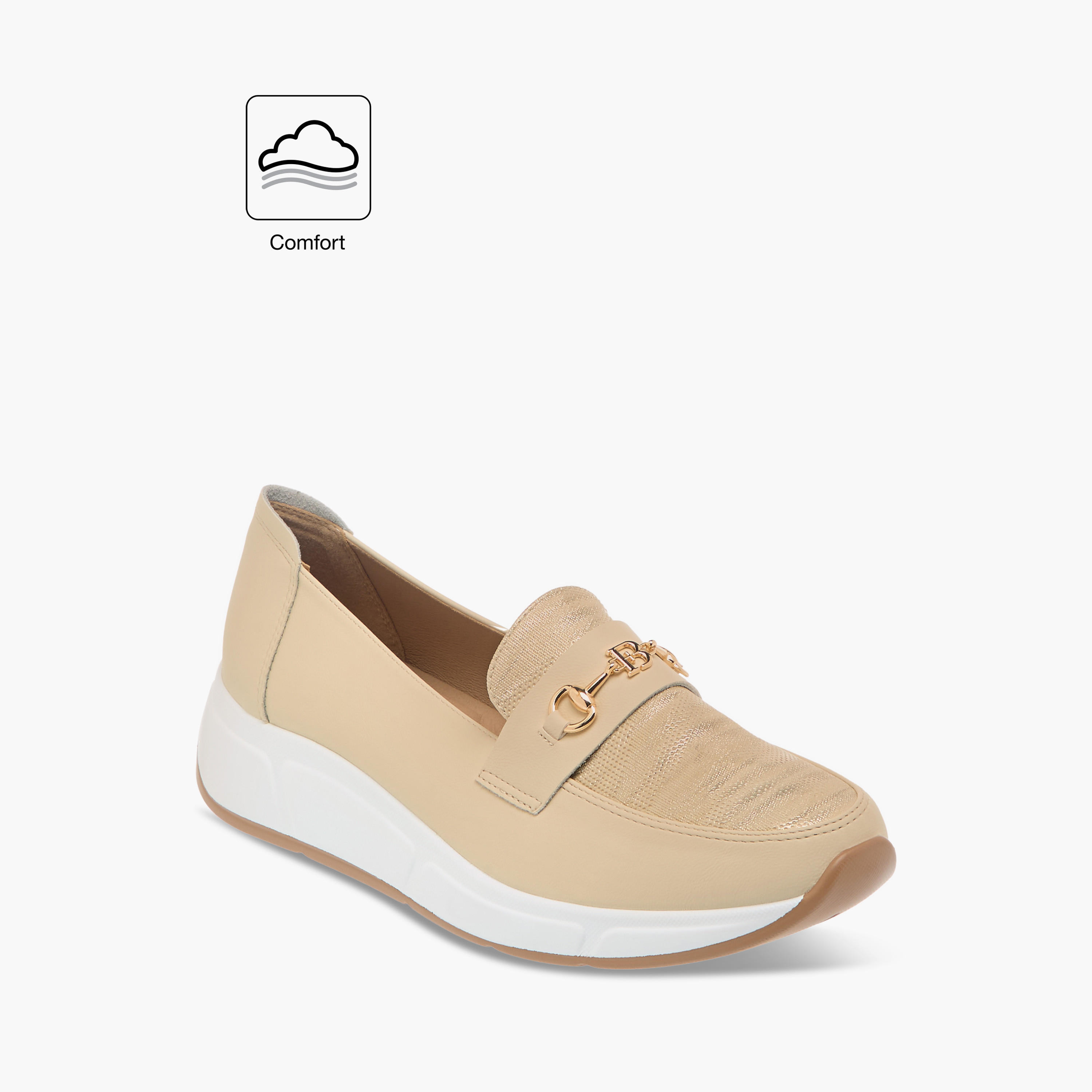 Flora Bella Textured Wedge Comfort Shoes with Metal Accent-women-shoes-loafersandmoccasins-image-2