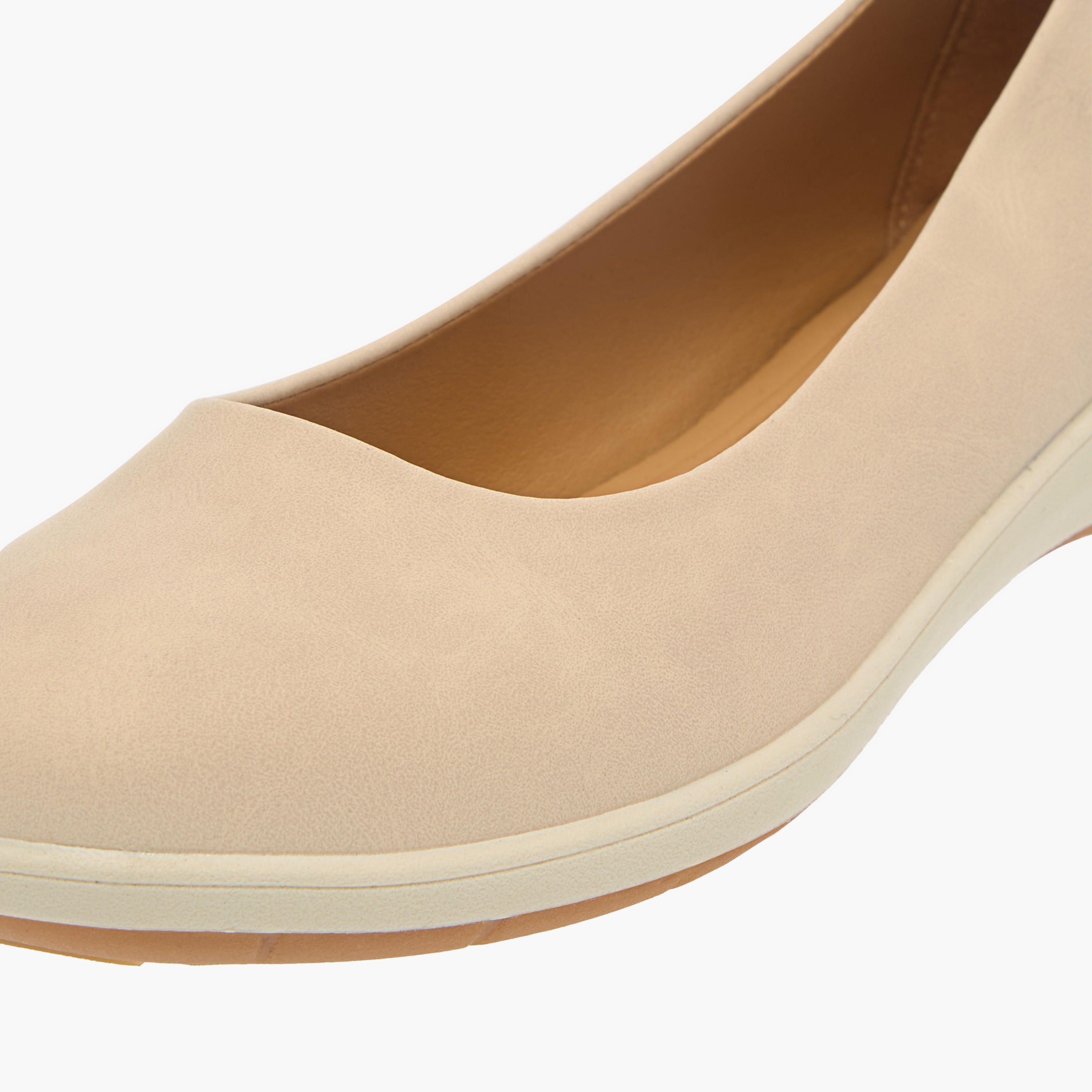 Flora Bella Textured Slip-On Comfort Ballerina Shoes-women-shoes-ballerinas-image-4