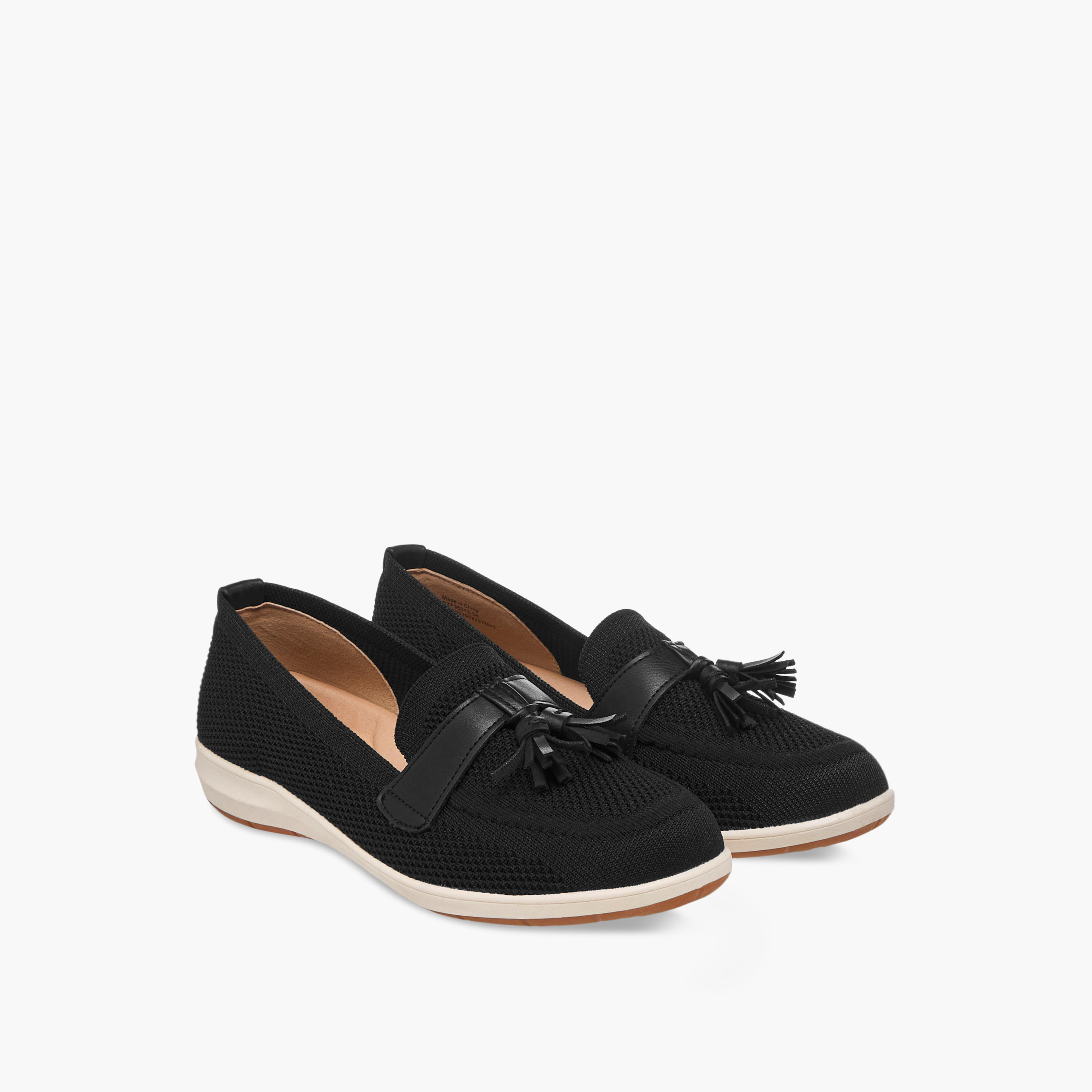 Flora Bella Tassel Detail Slip-On Loafers-women-shoes-loafersandmoccasins-image-1