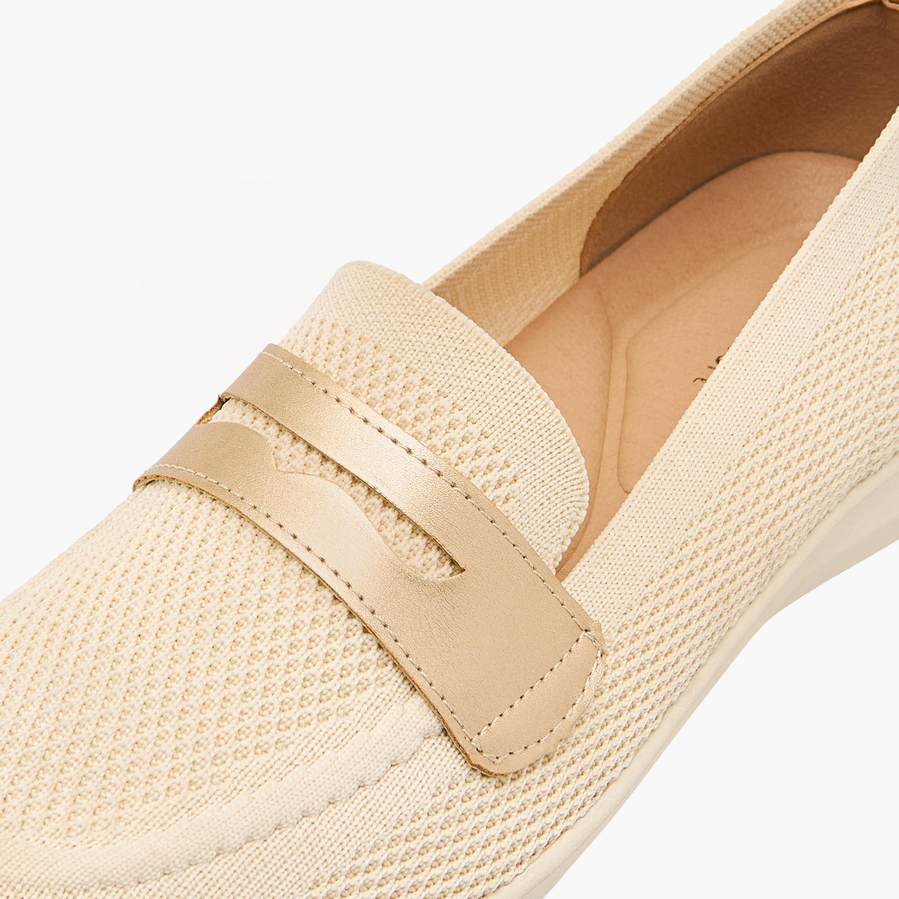 Le Confort Mesh Slip-On Comfort Loafers with Cutout Detail-women-shoes-loafersandmoccasins-image-10