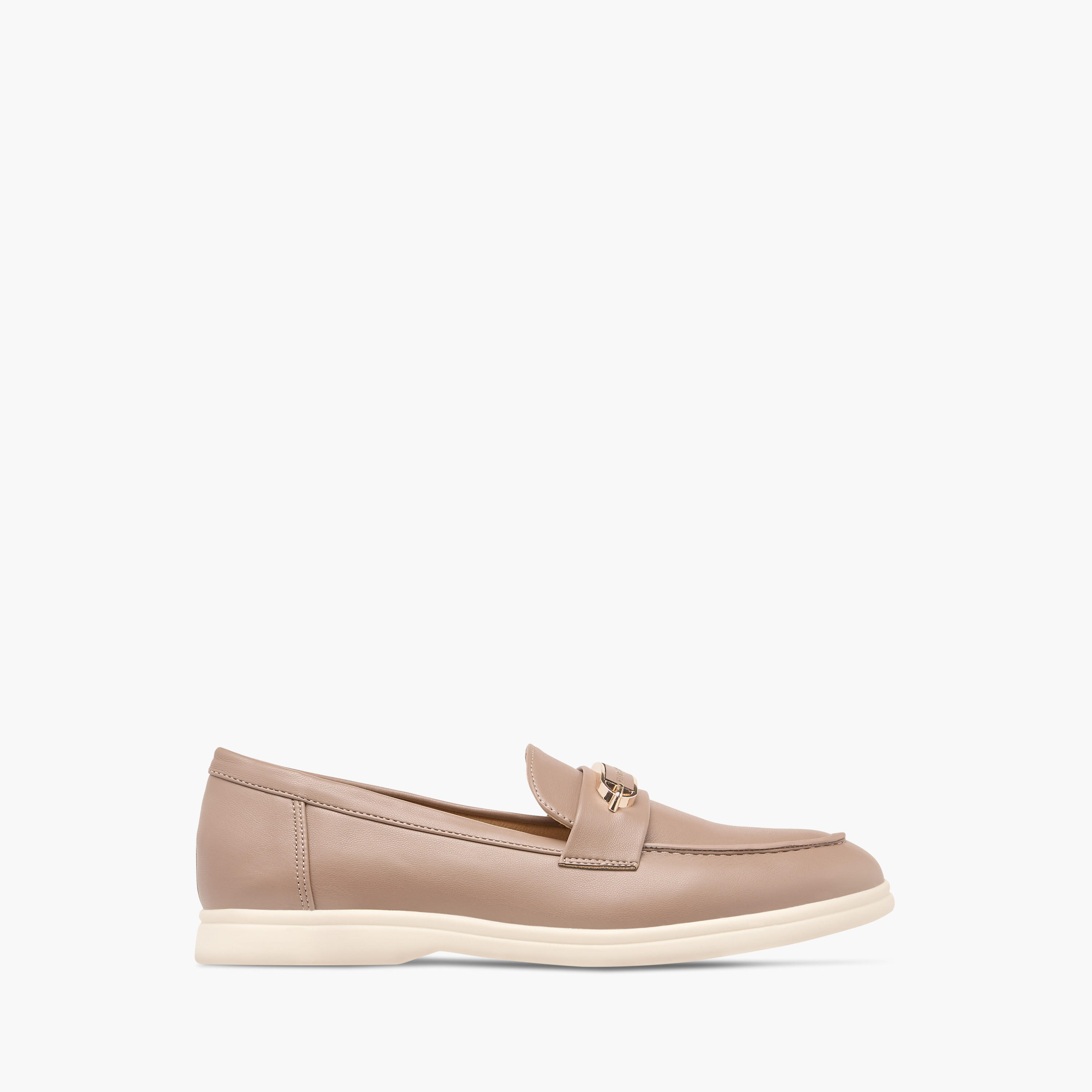 حذاء خفيف سادة سهل الارتداء بزينة ميتاليك من فلورا بيلا-women-shoes-flats-loafers-image-8