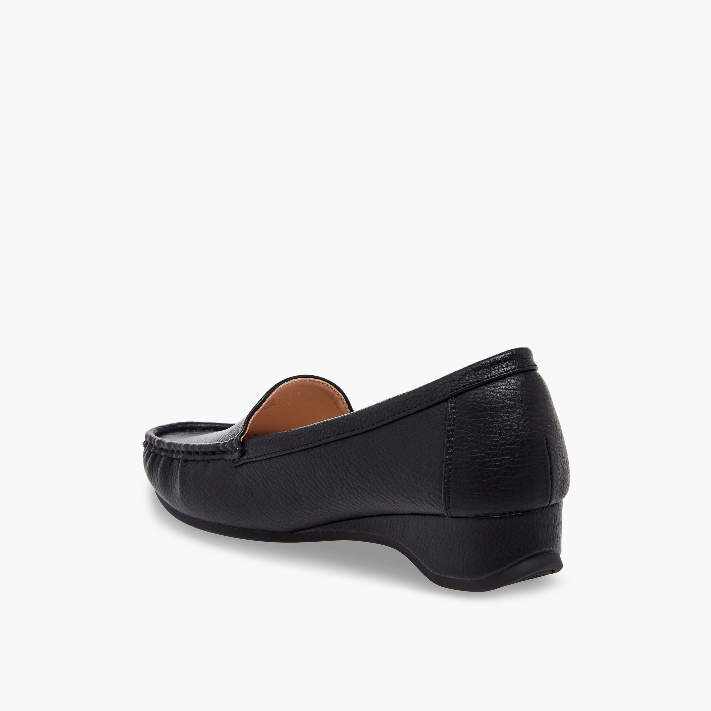 Le Confort Women Textured Wedge Heel Loafers-women-shoes-loafersandmoccasins-image-5