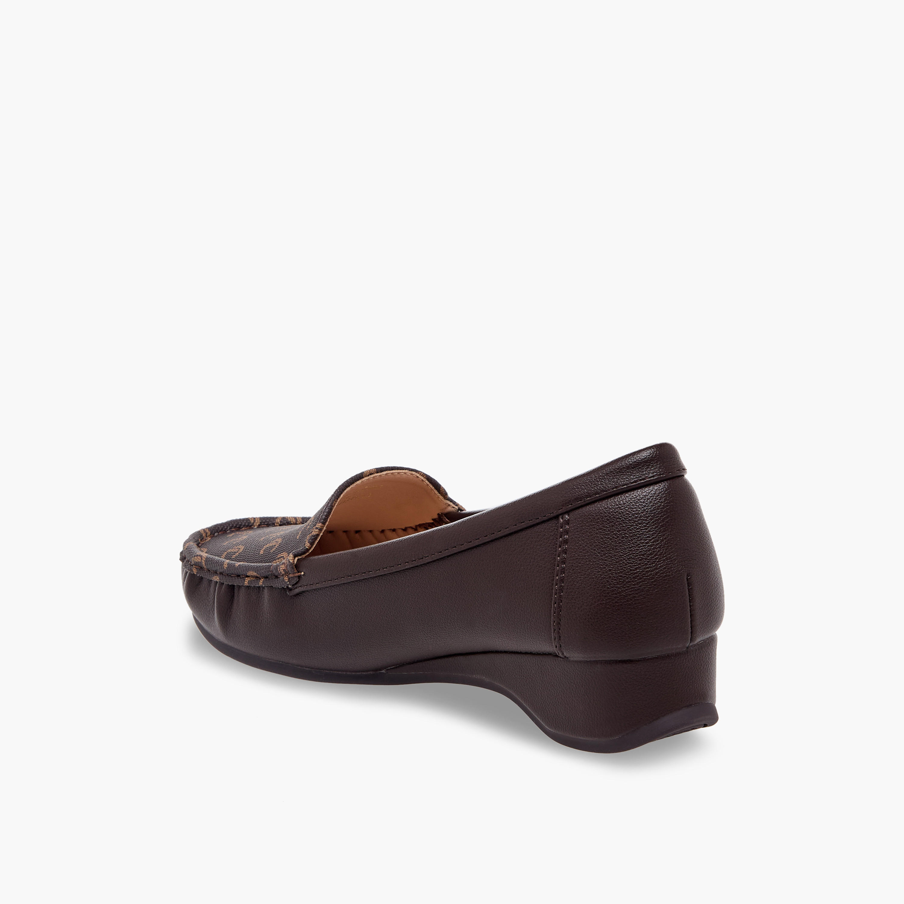 Le Confort Women Monogram Wedge Heel Loafers-women-shoes-loafersandmoccasins-image-5