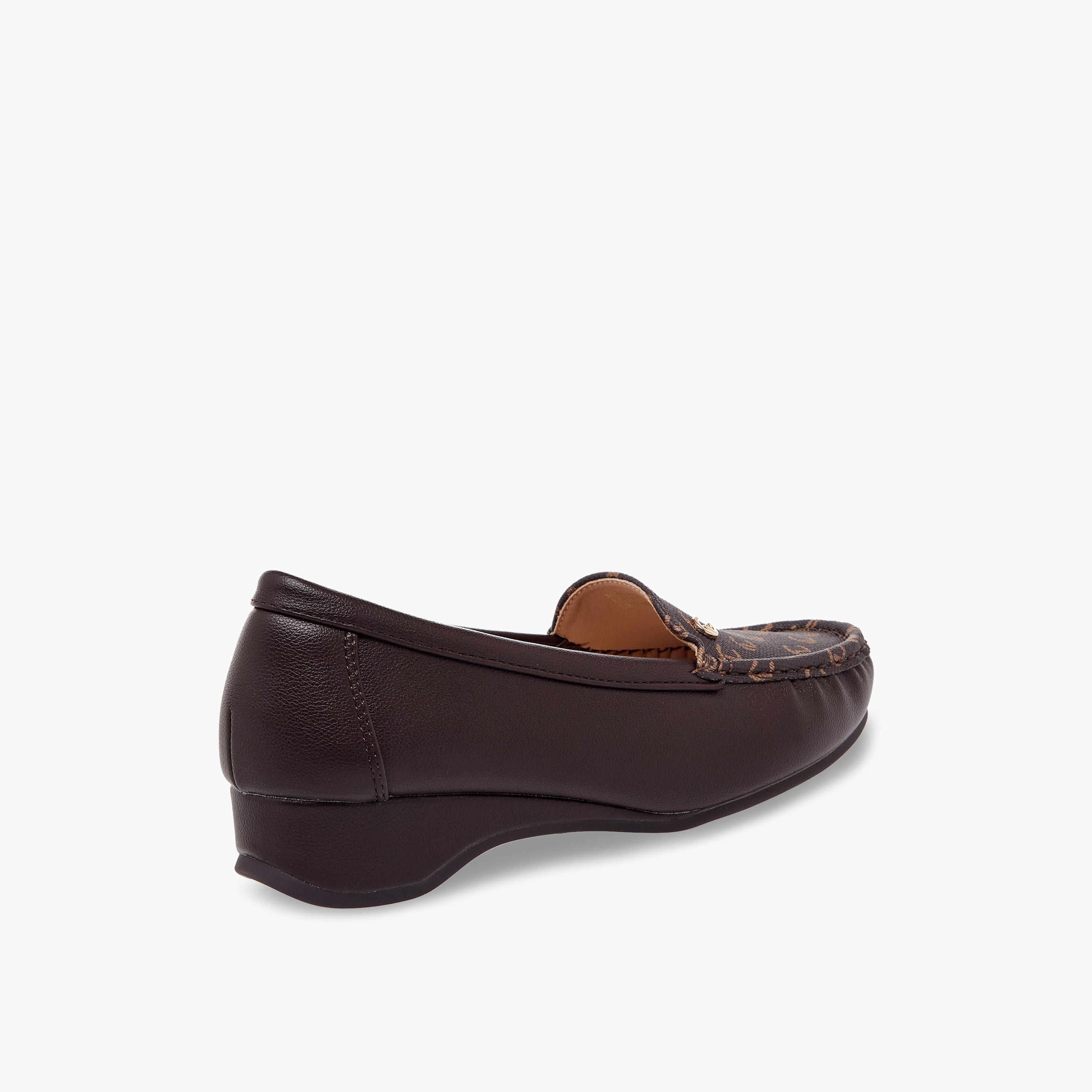 Le Confort Women Monogram Wedge Heel Loafers-women-shoes-loafersandmoccasins-image-6