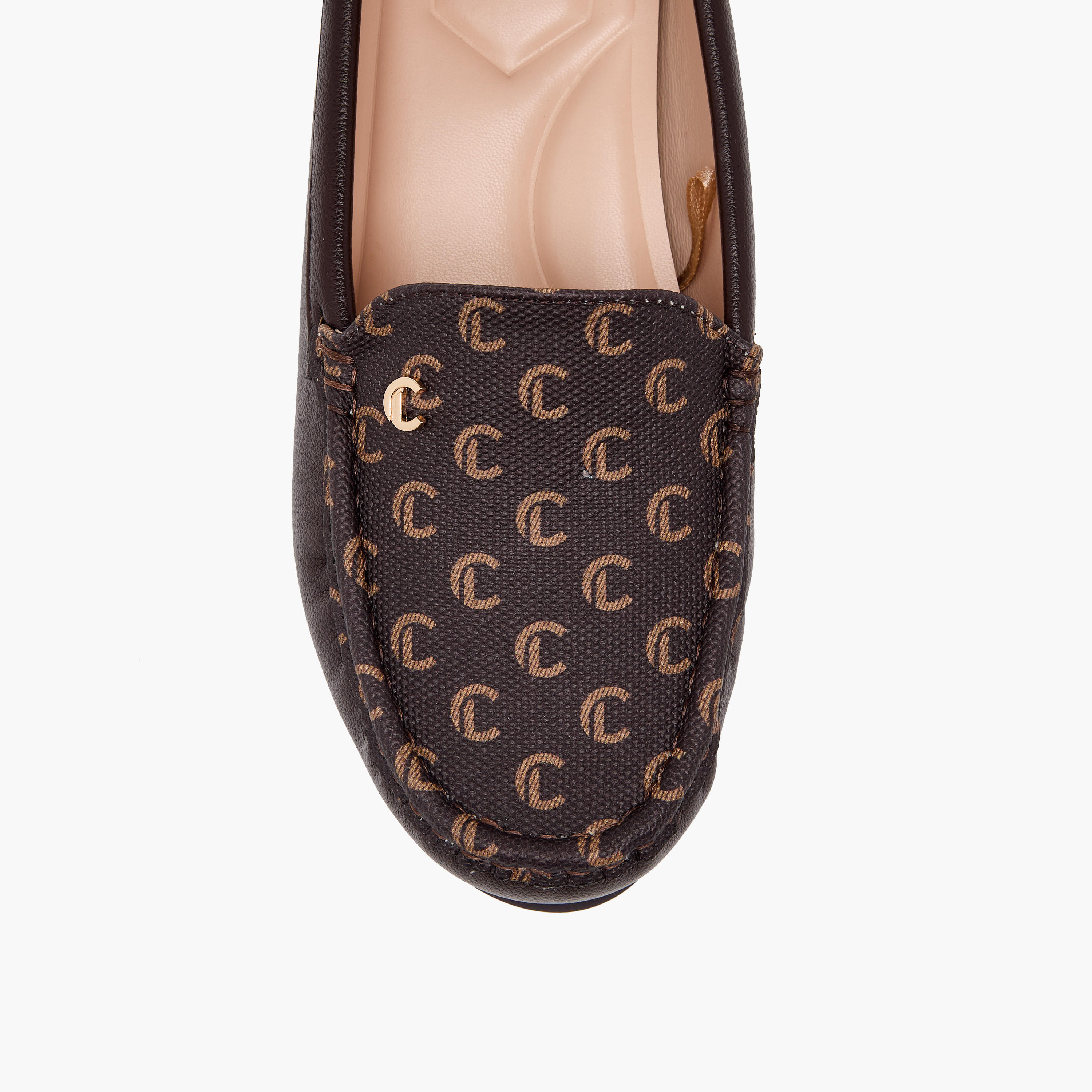 Le Confort Women Monogram Wedge Heel Loafers-women-shoes-loafersandmoccasins-image-7