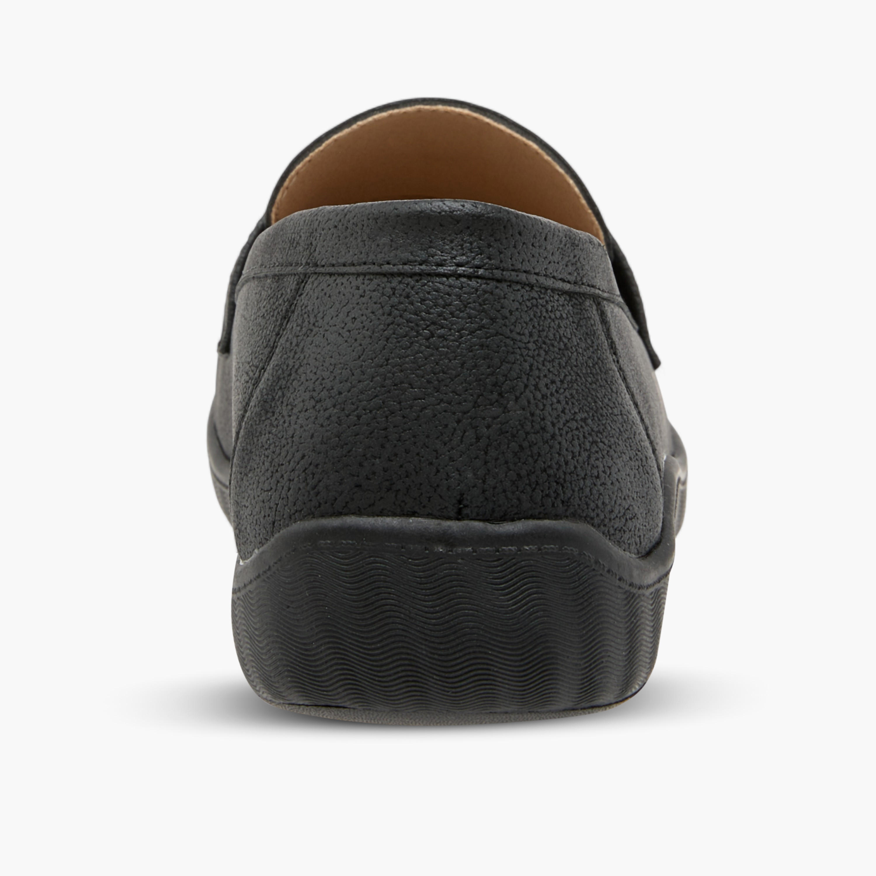 Le Confort Textured Slip-On Comfort Loafers with Metallic Trim-women-shoes-loafersandmoccasins-image-5