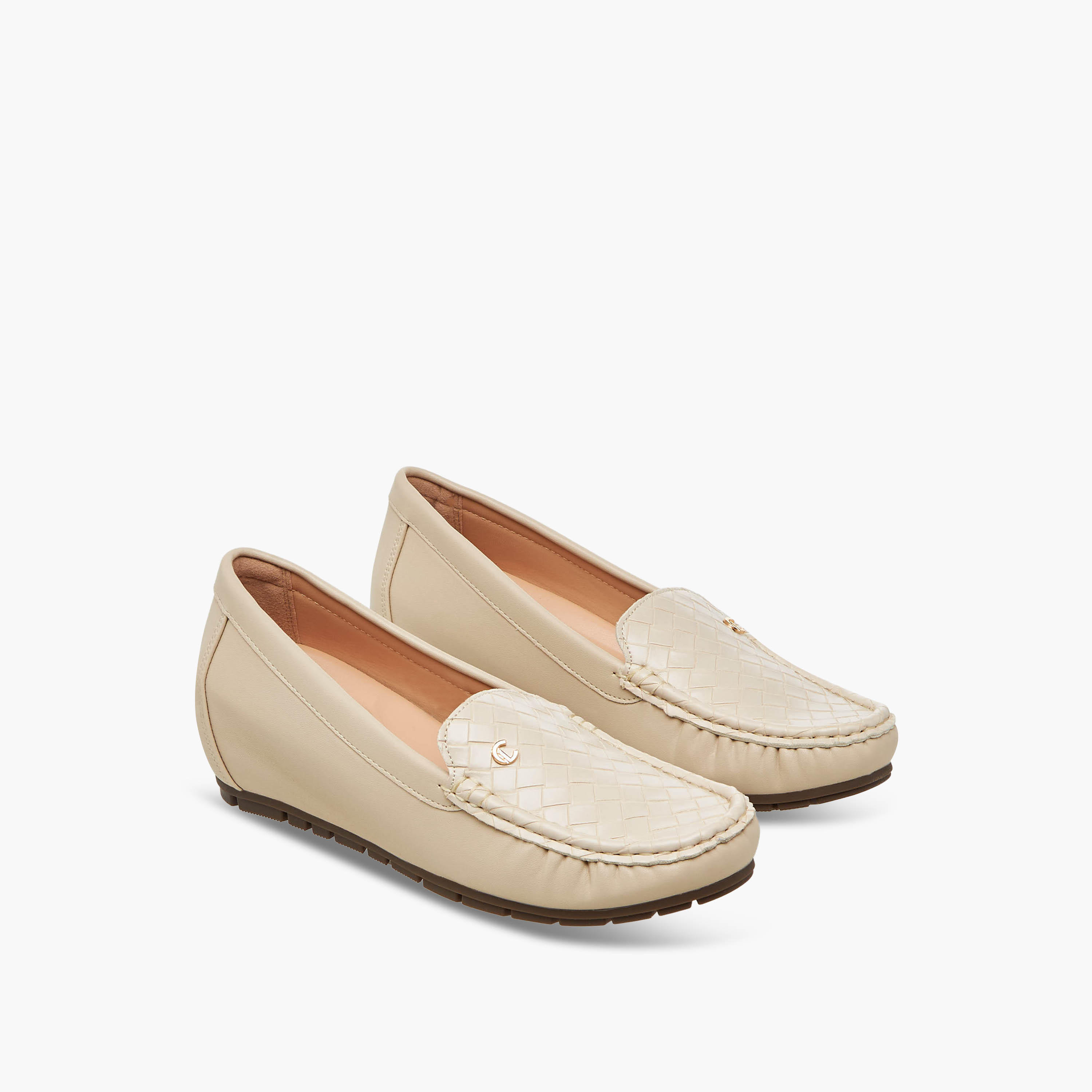 Le Confort Women Wedge Heel Loafers-women-shoes-sandals-heeled-image-1