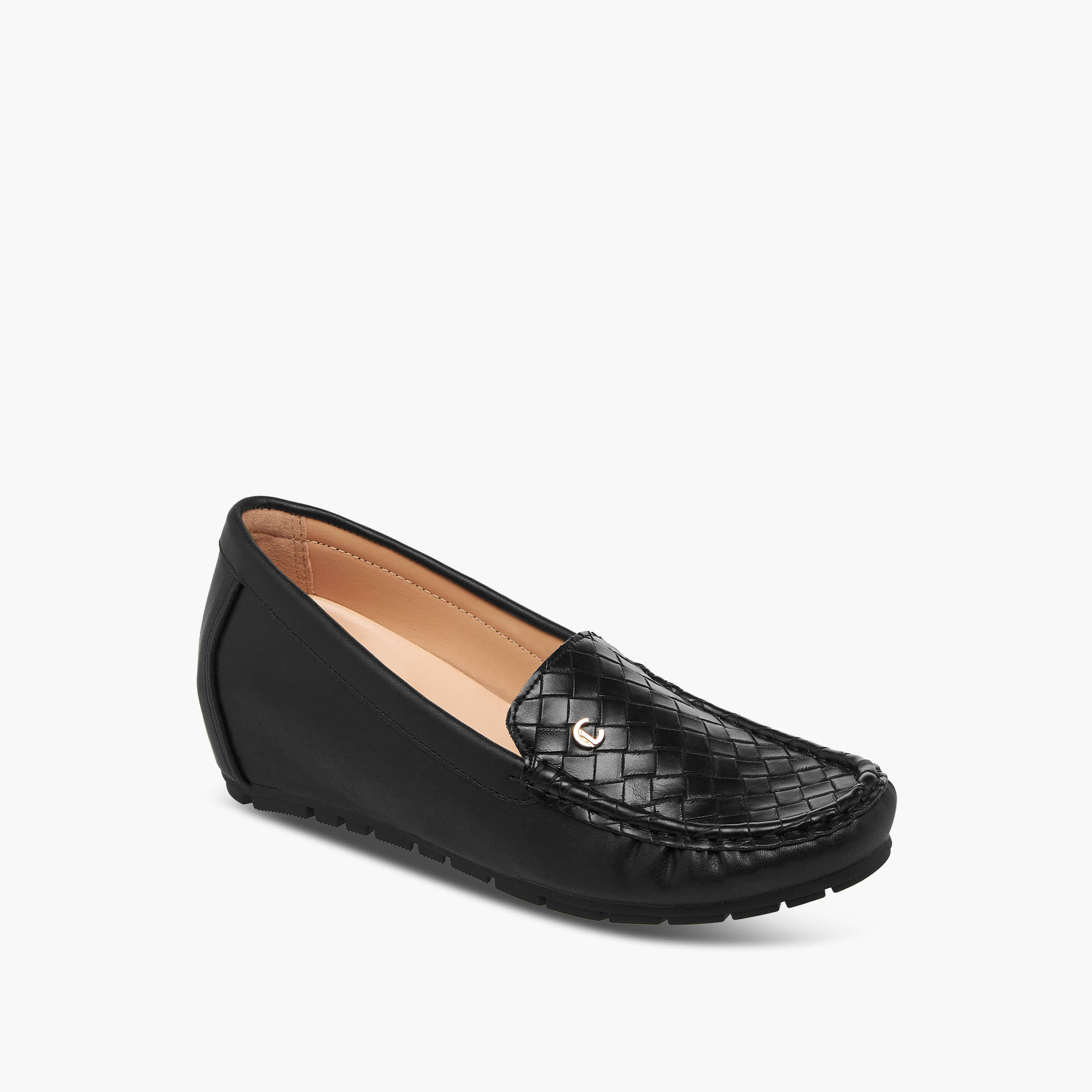 Le Confort Women Wedge Heel Loafers-women-shoes-sandals-heeled-image-2
