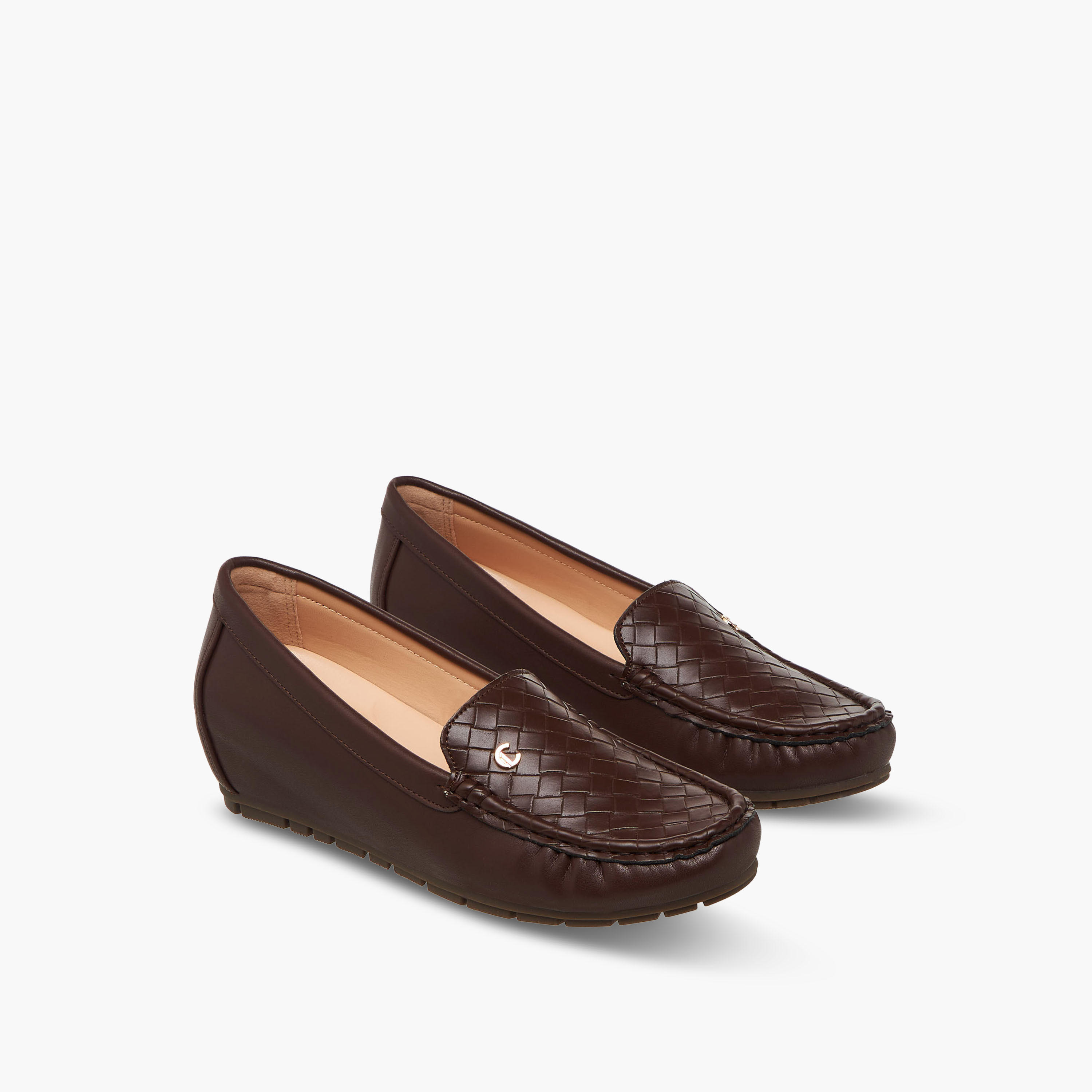 Le Confort Women Wedge Heel Loafers-women-shoes-sandals-heeled-image-1