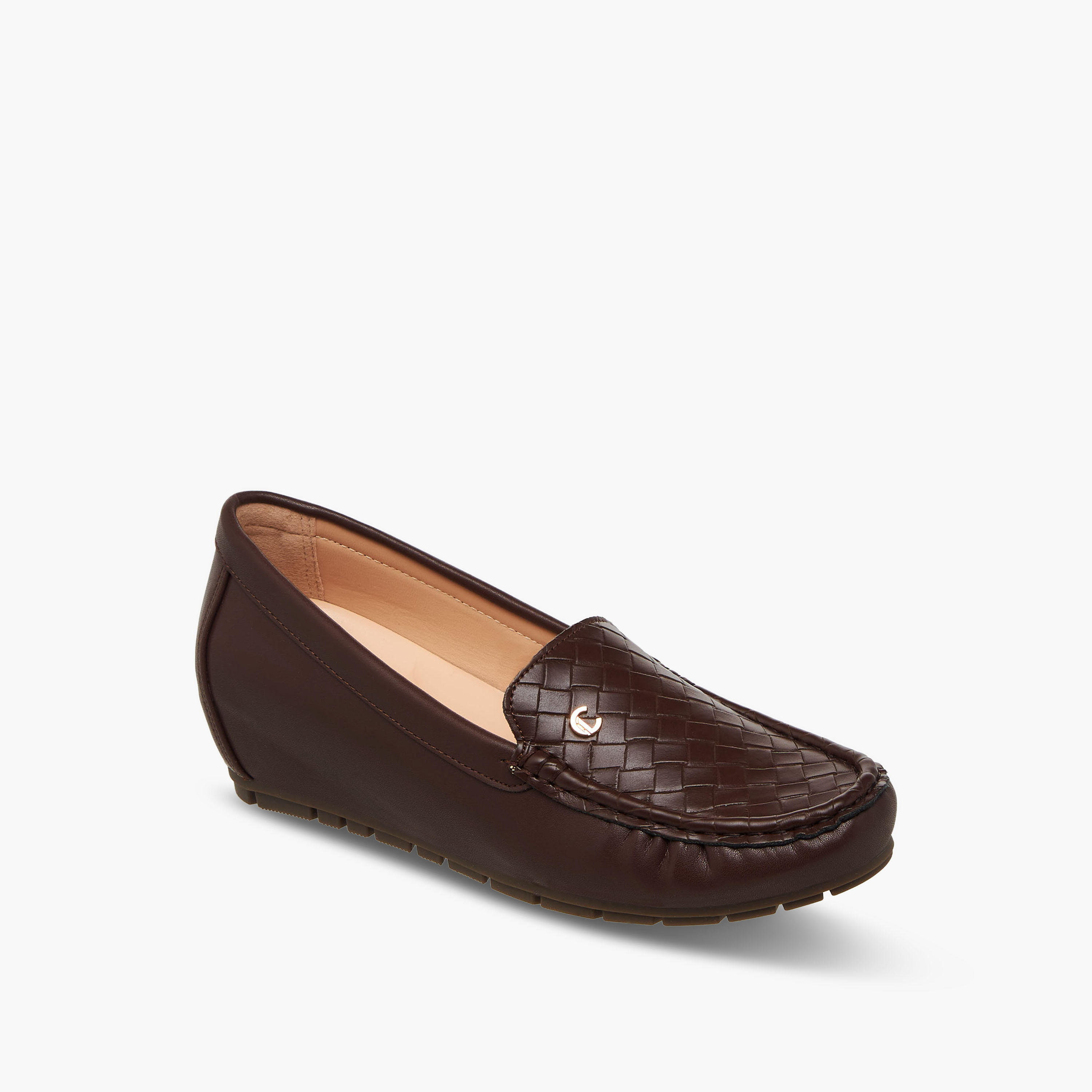 Le Confort Women Wedge Heel Loafers-women-shoes-sandals-heeled-image-2